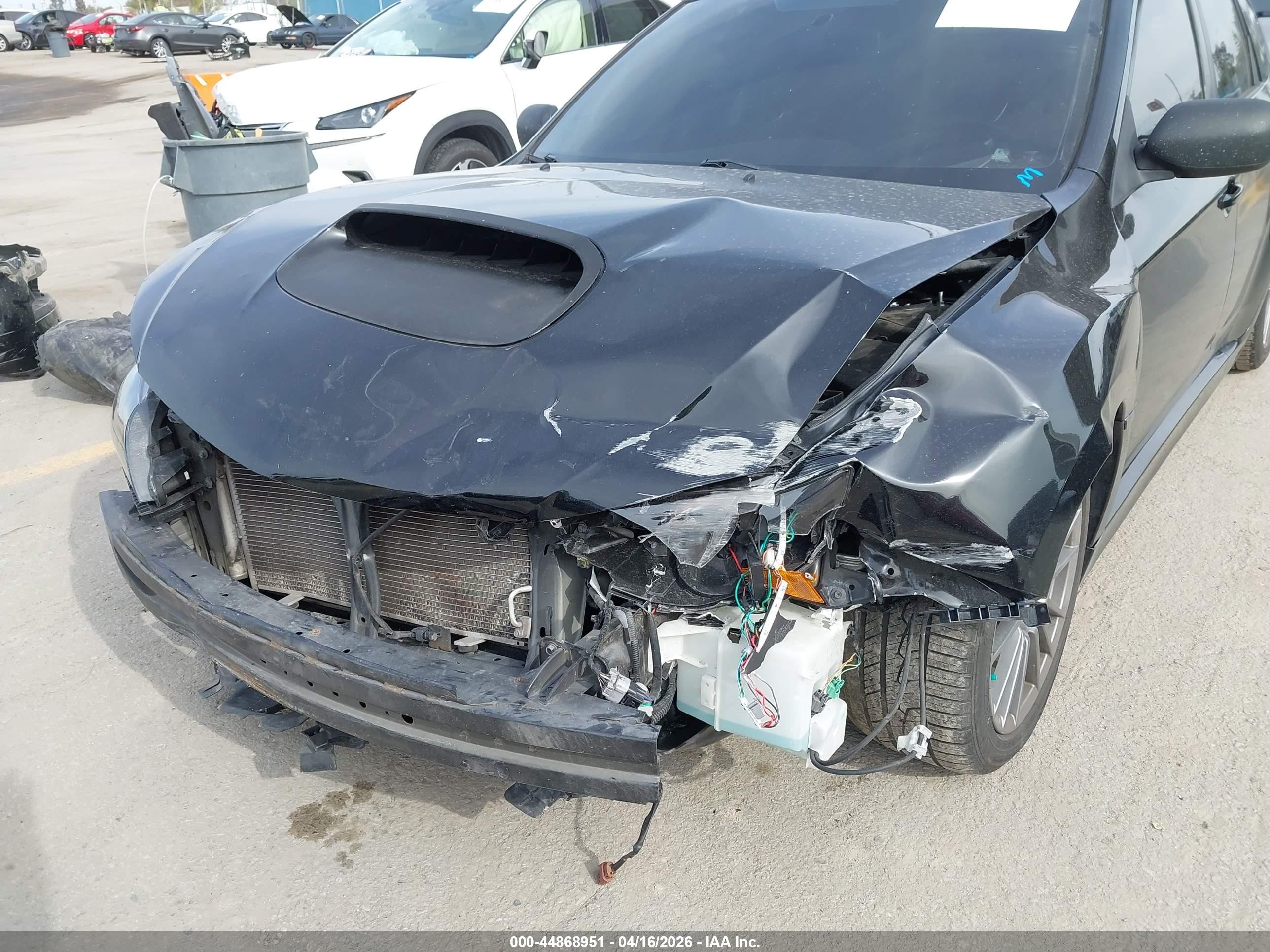 2013 Subaru Impreza Wrx   Черный vin: JF1GR7E66DG837154