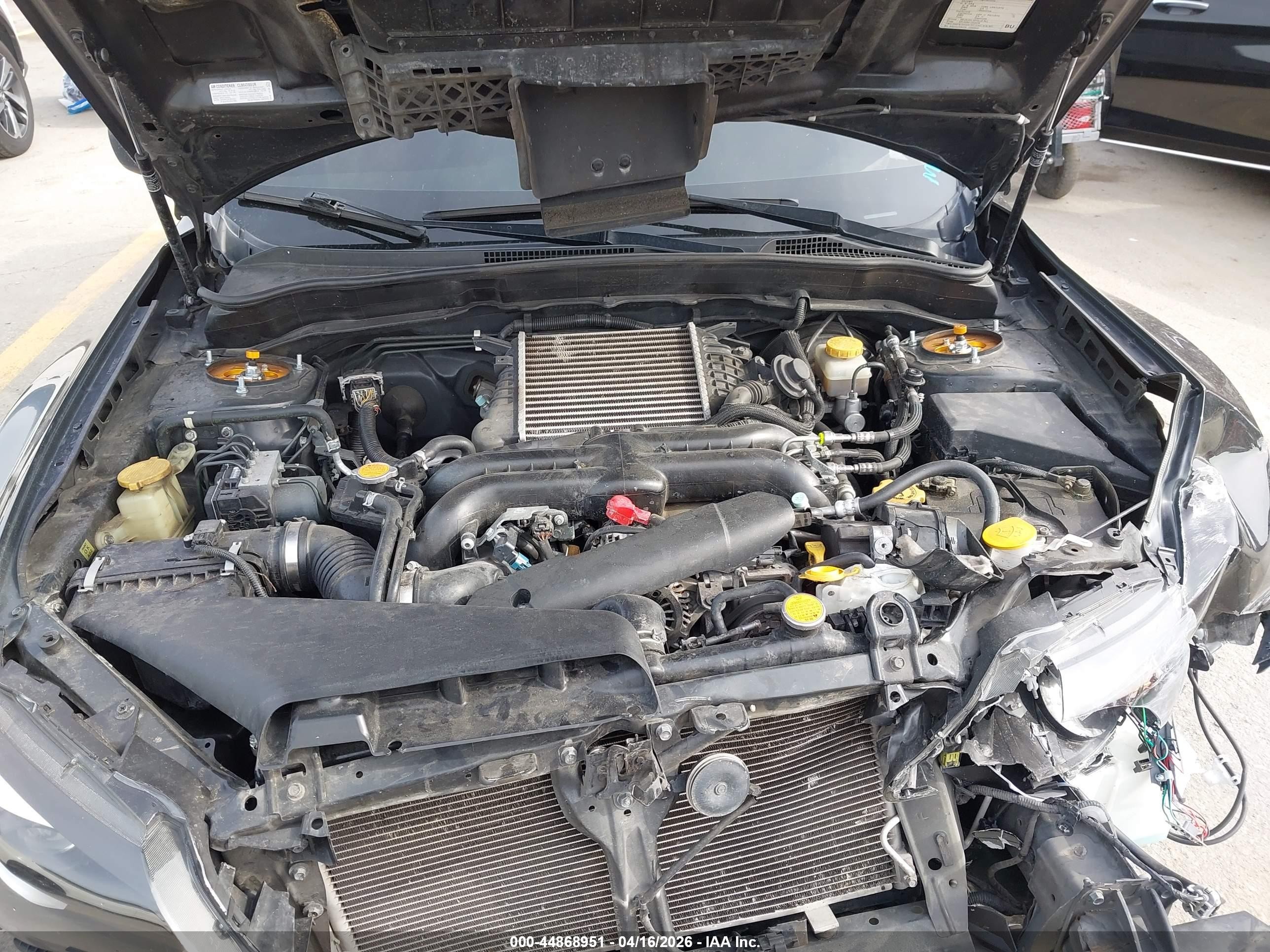 2013 Subaru Impreza Wrx   Черный vin: JF1GR7E66DG837154