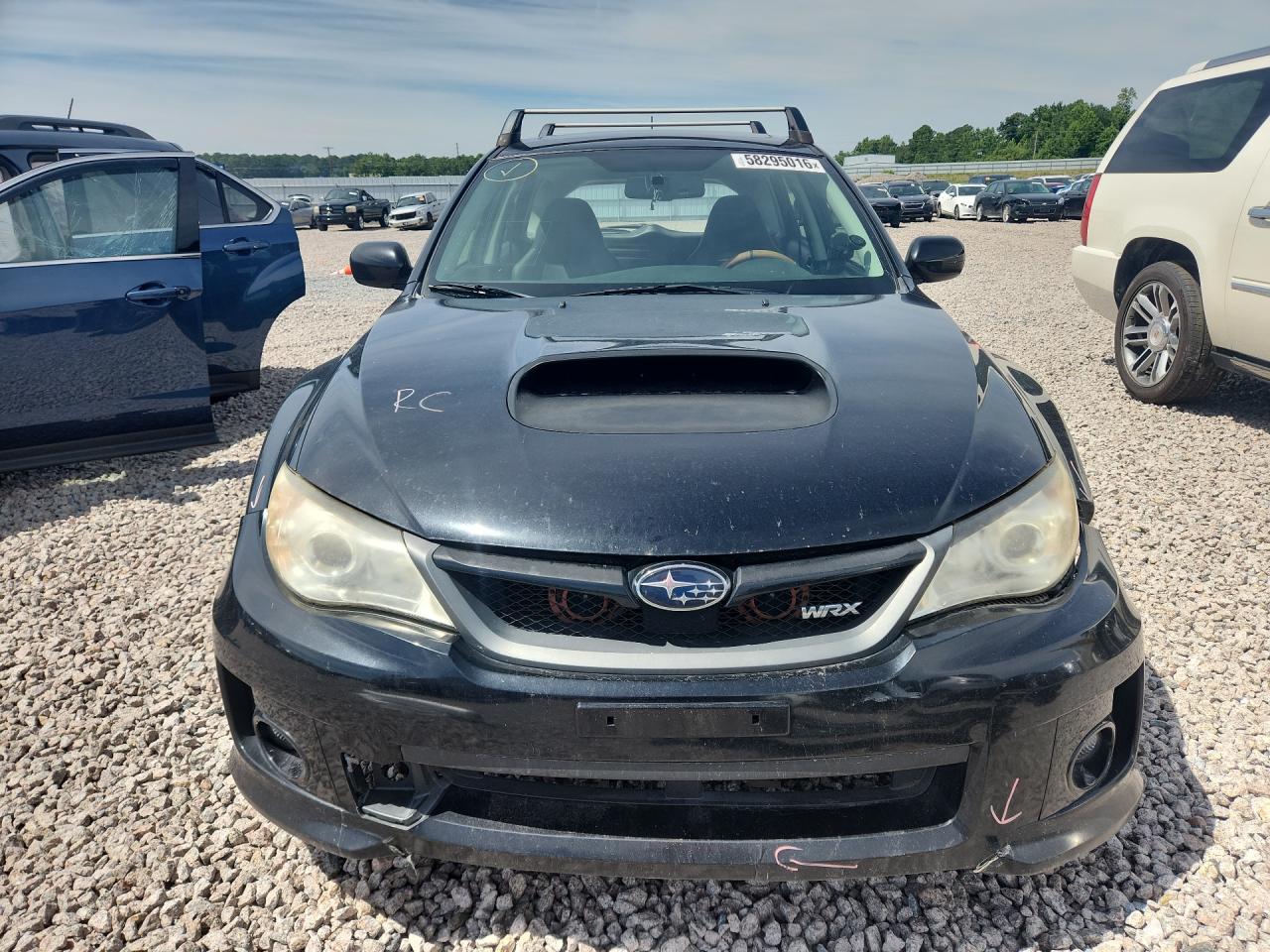 2013 Subaru Impreza Wrx Black vin: JF1GR7E66DG887519