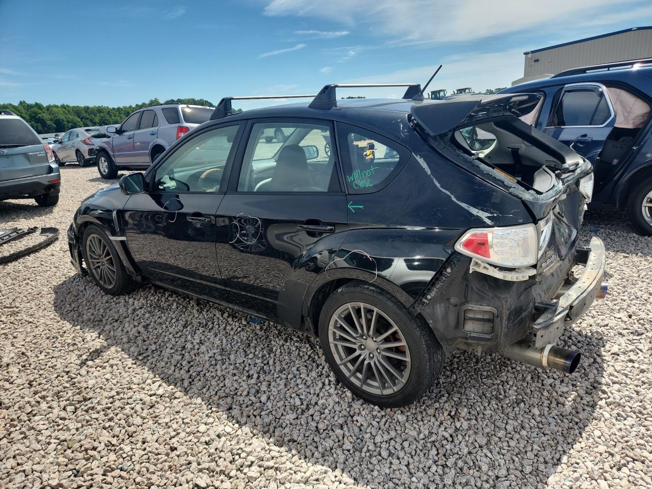 2013 Subaru Impreza Wrx Black vin: JF1GR7E66DG887519