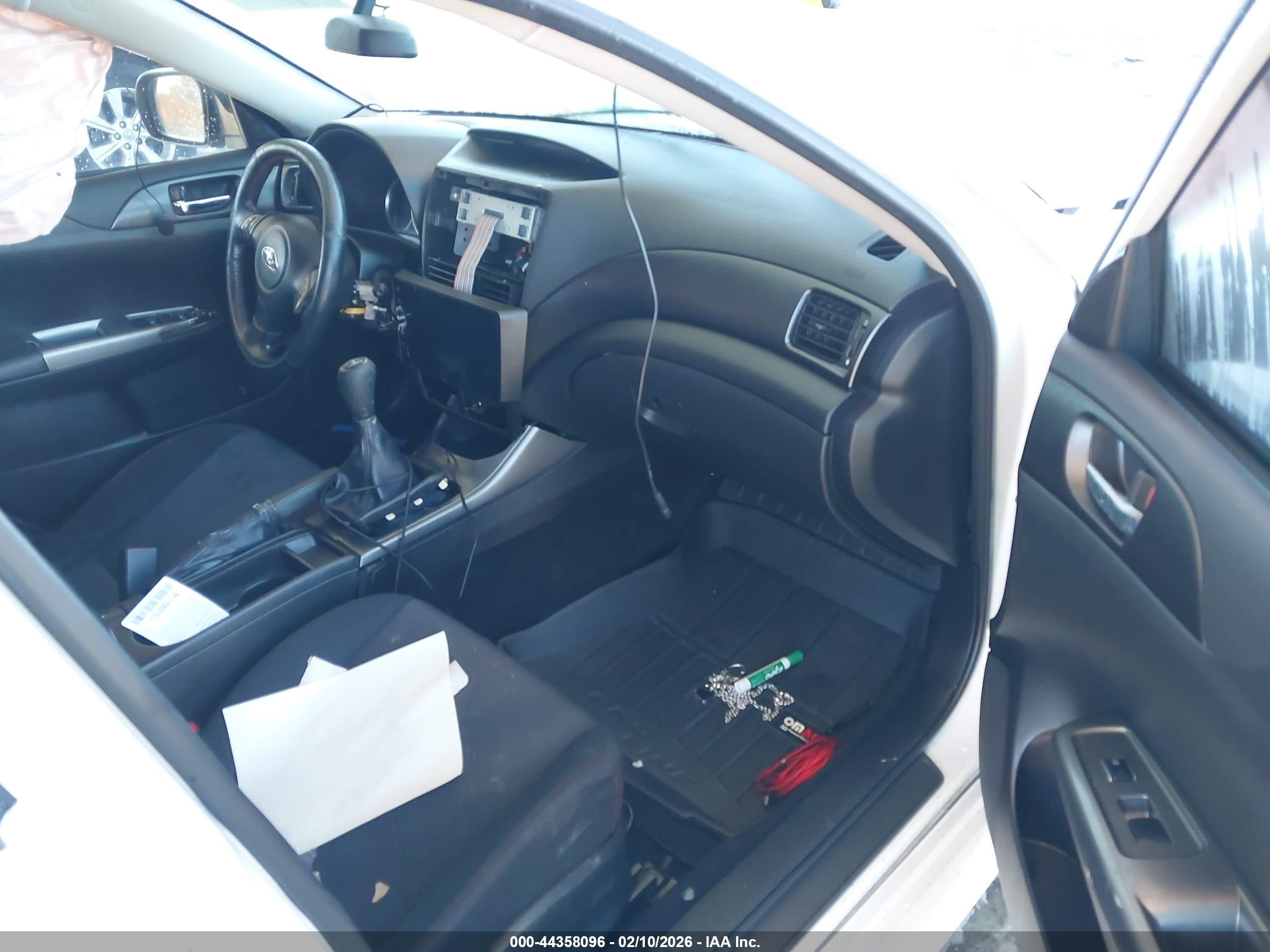 2014 Subaru Impreza Wrx   White vin: JF1GR7E66EG200637