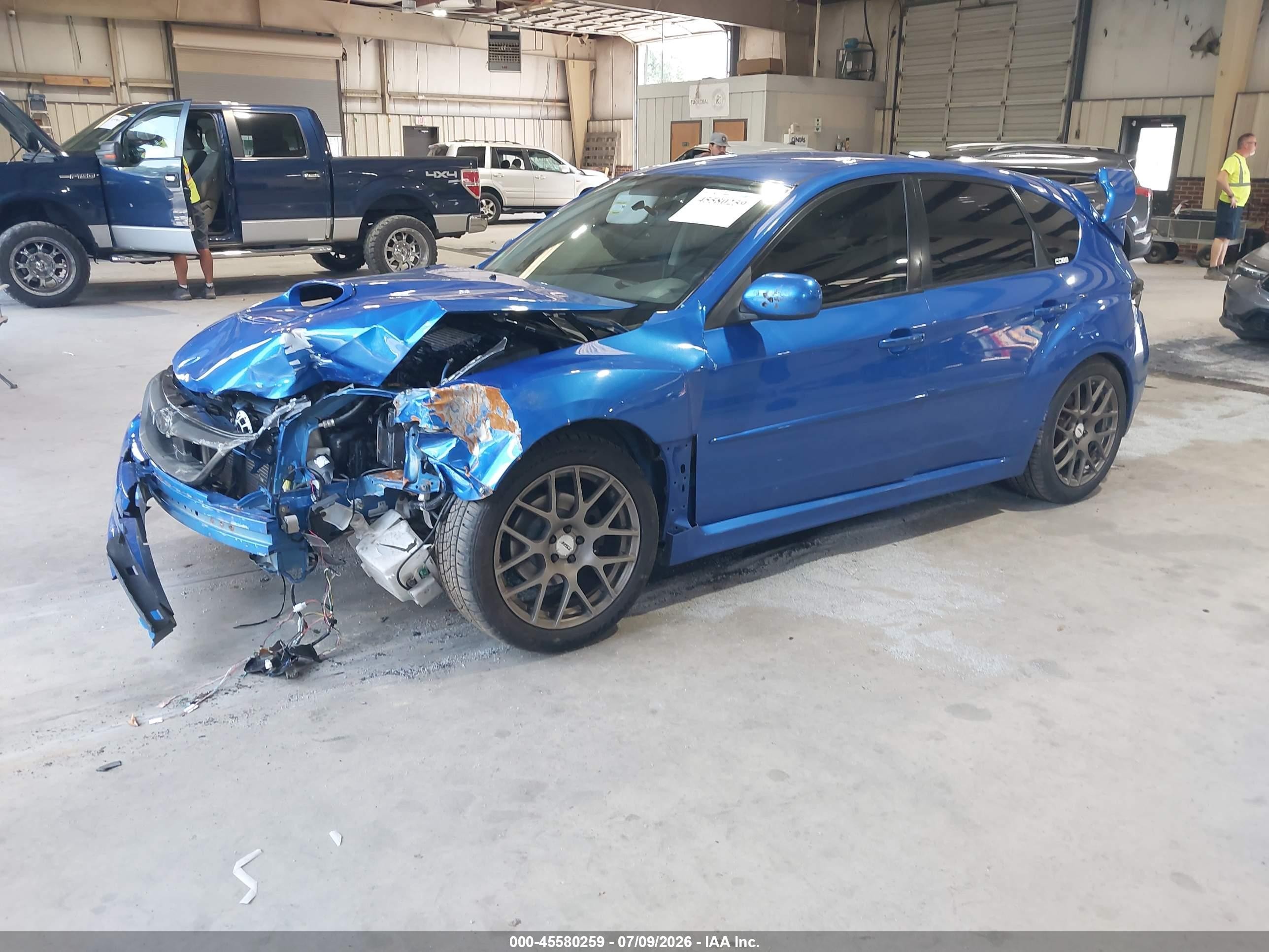 2014 Subaru Impreza Wrx   Blue vin: JF1GR7E66EG207958