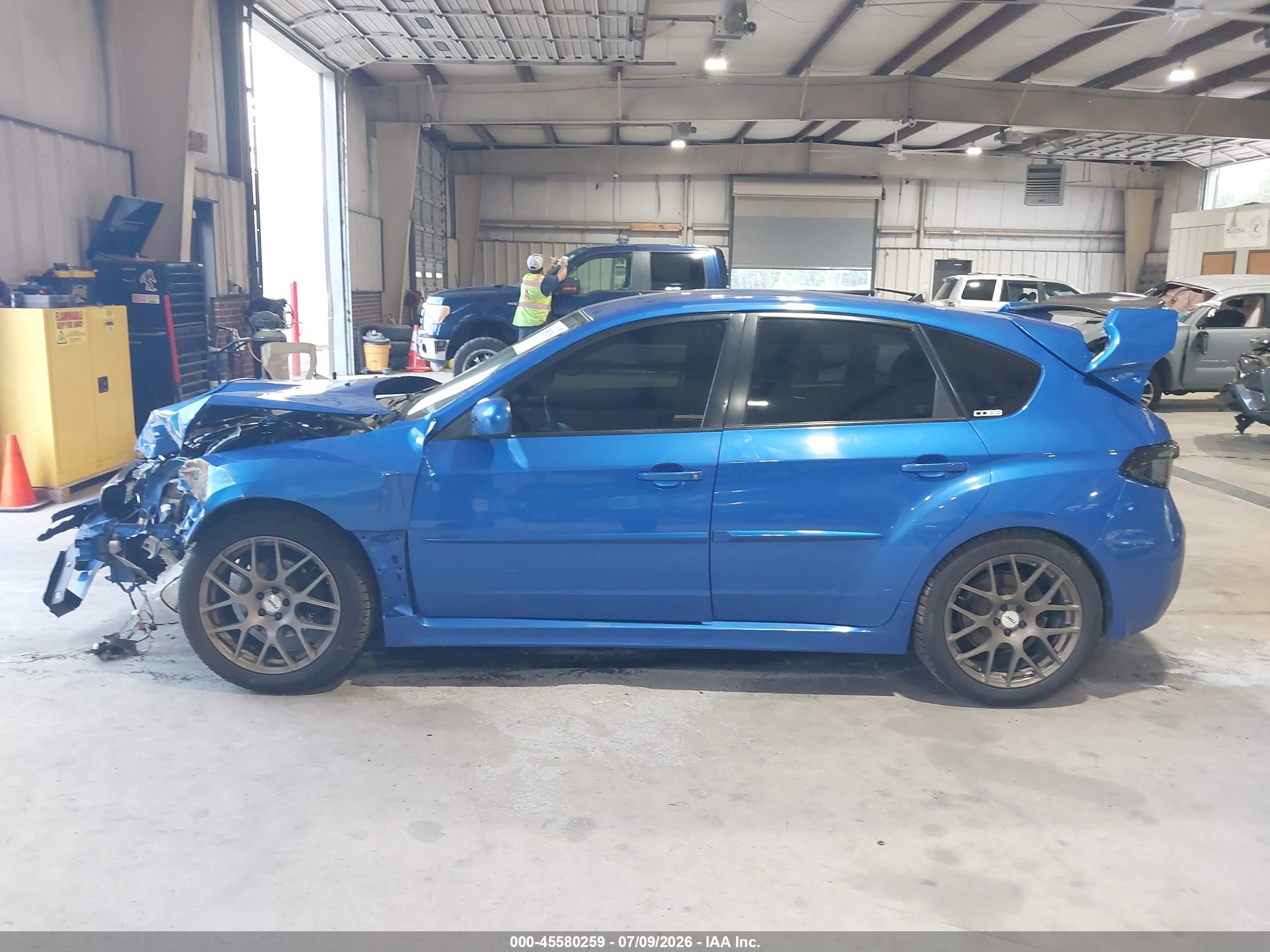 2014 Subaru Impreza Wrx   Blue vin: JF1GR7E66EG207958
