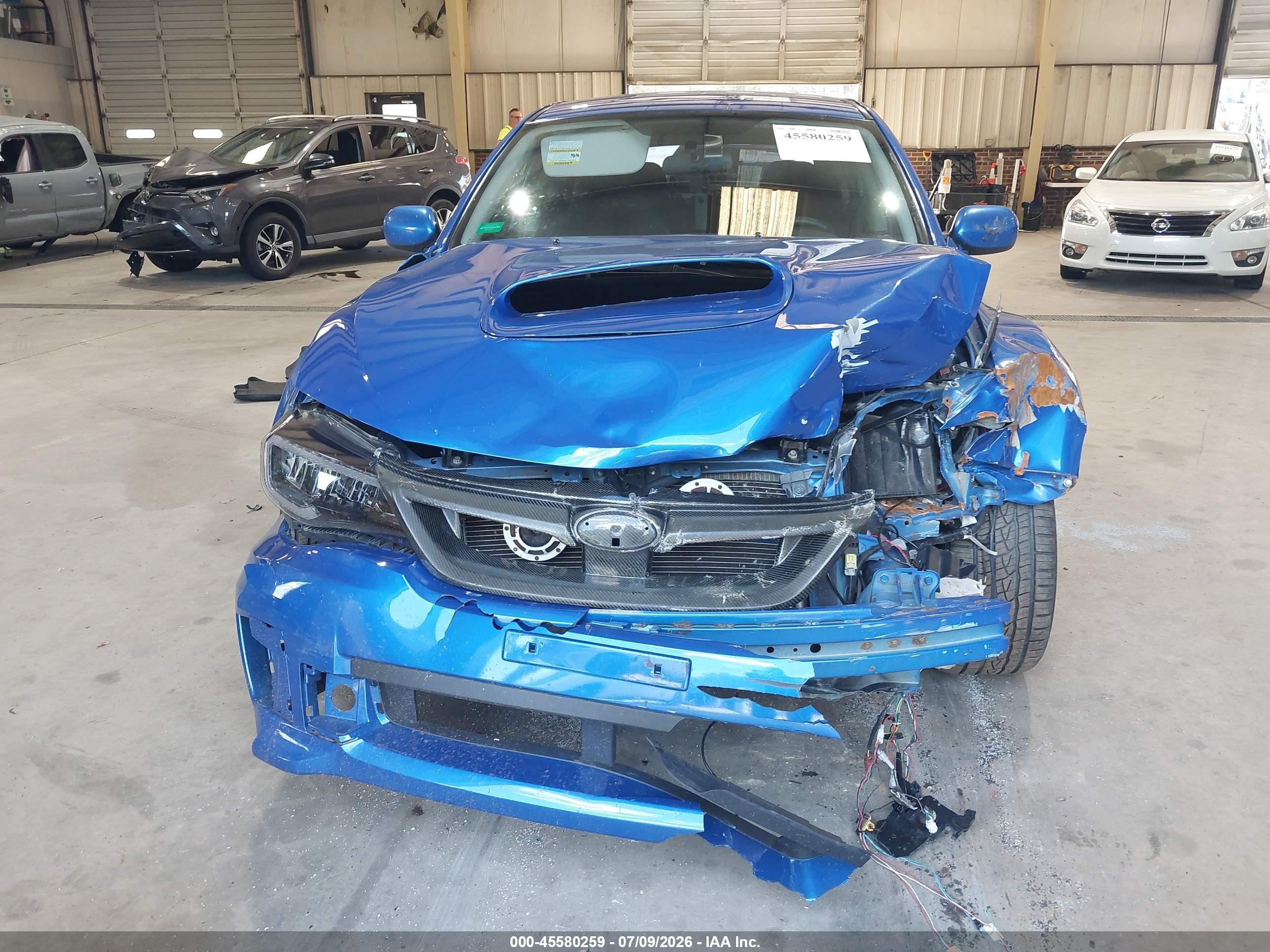 2014 Subaru Impreza Wrx   Blue vin: JF1GR7E66EG207958
