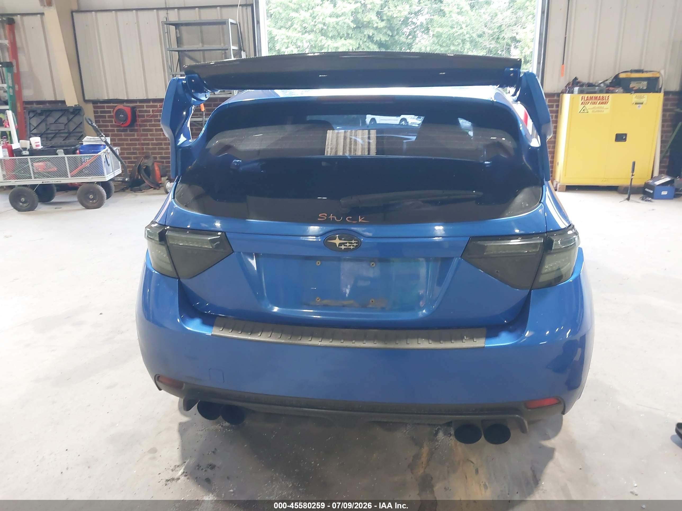 2014 Subaru Impreza Wrx   Blue vin: JF1GR7E66EG207958