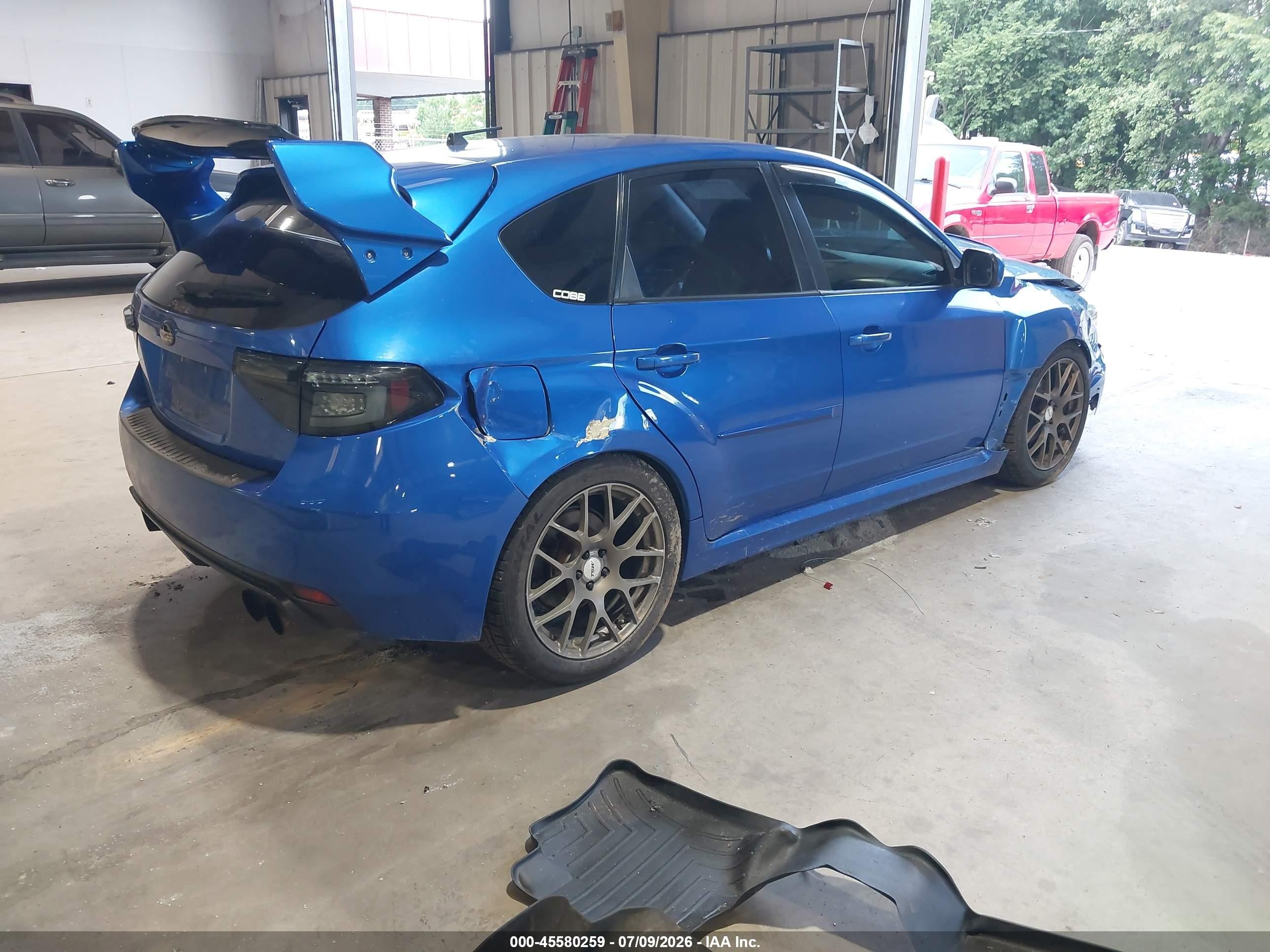 2014 Subaru Impreza Wrx   Blue vin: JF1GR7E66EG207958