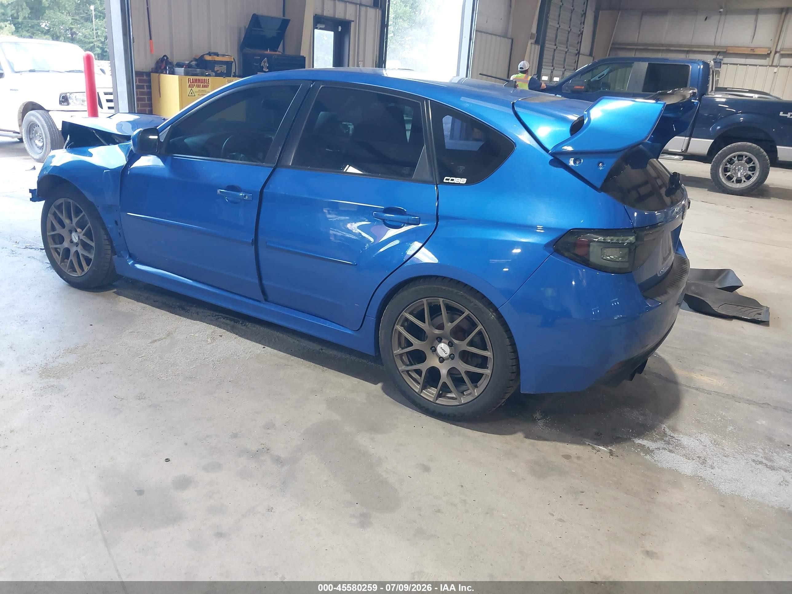 2014 Subaru Impreza Wrx   Blue vin: JF1GR7E66EG207958