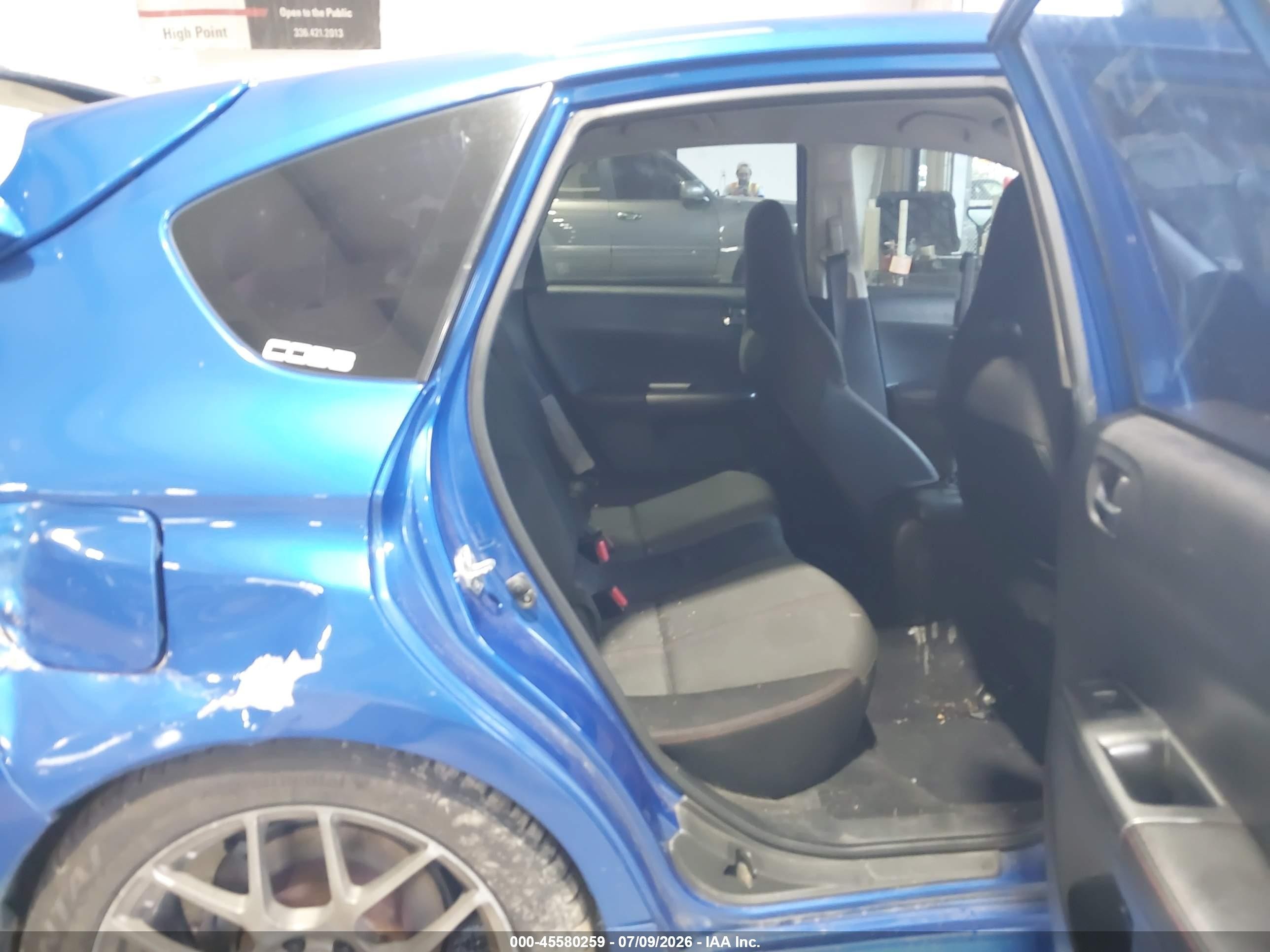 2014 Subaru Impreza Wrx   Blue vin: JF1GR7E66EG207958