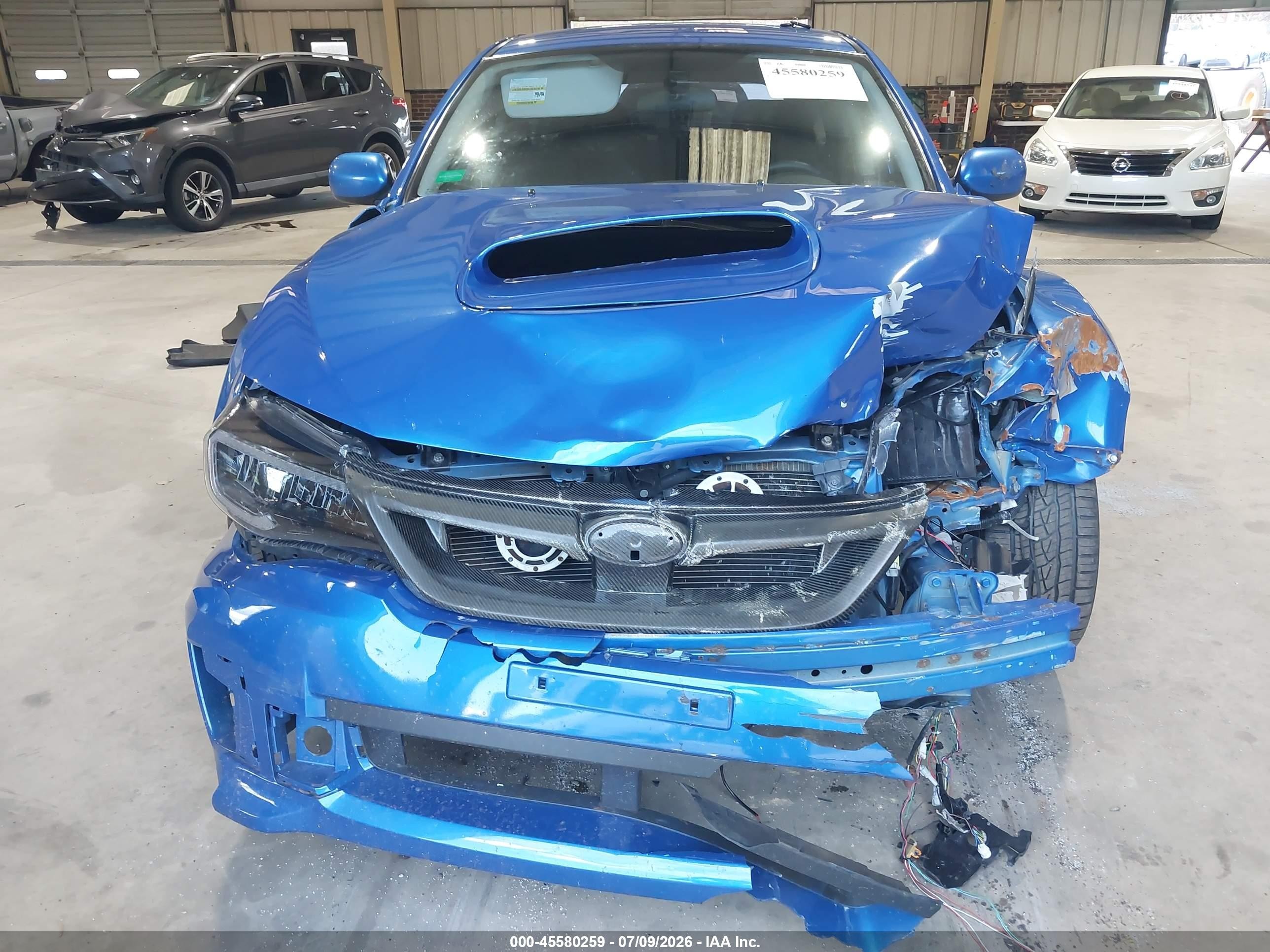 2014 Subaru Impreza Wrx   Blue vin: JF1GR7E66EG207958