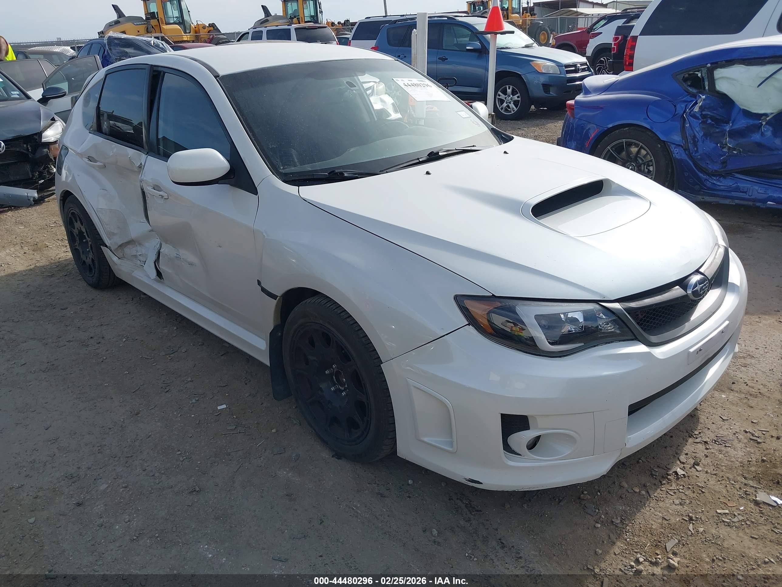 2014 Subaru Impreza Wrx   White vin: JF1GR7E66EG207992