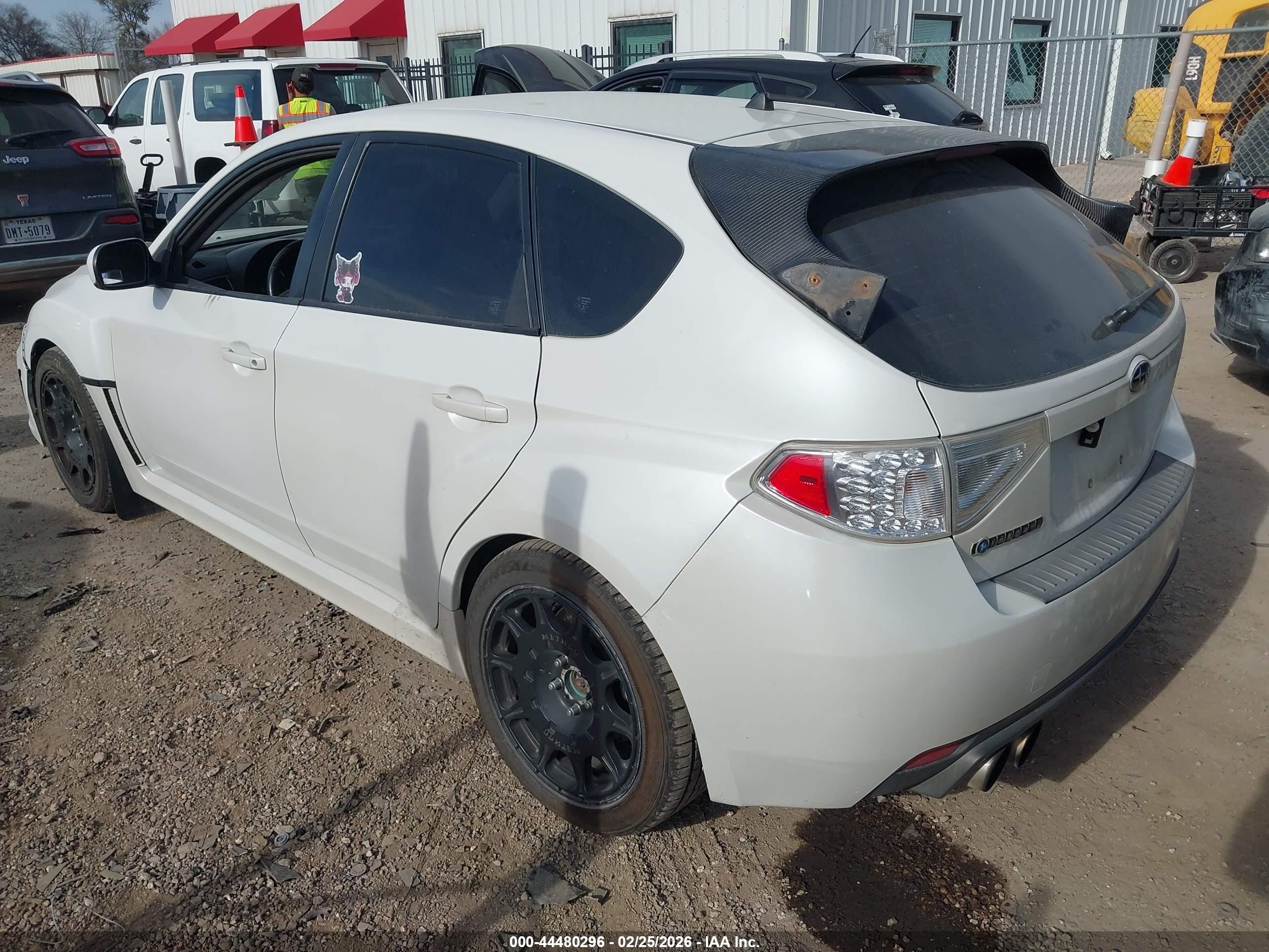 2014 Subaru Impreza Wrx   White vin: JF1GR7E66EG207992