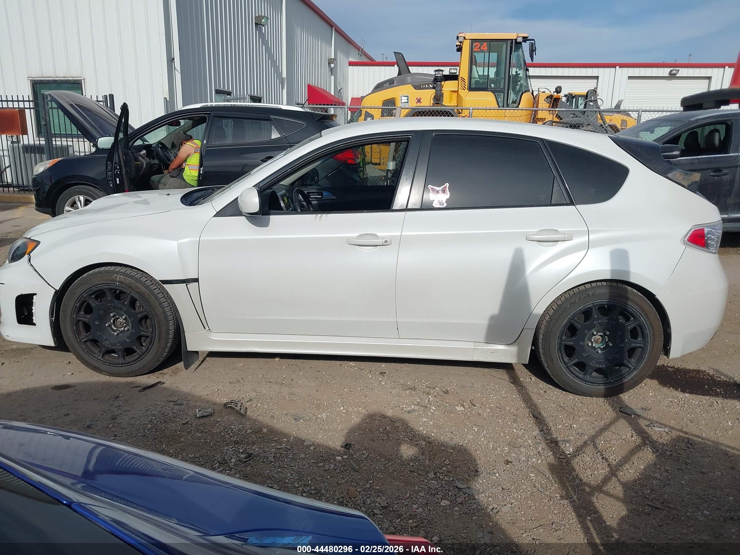 2014 Subaru Impreza Wrx   White vin: JF1GR7E66EG207992