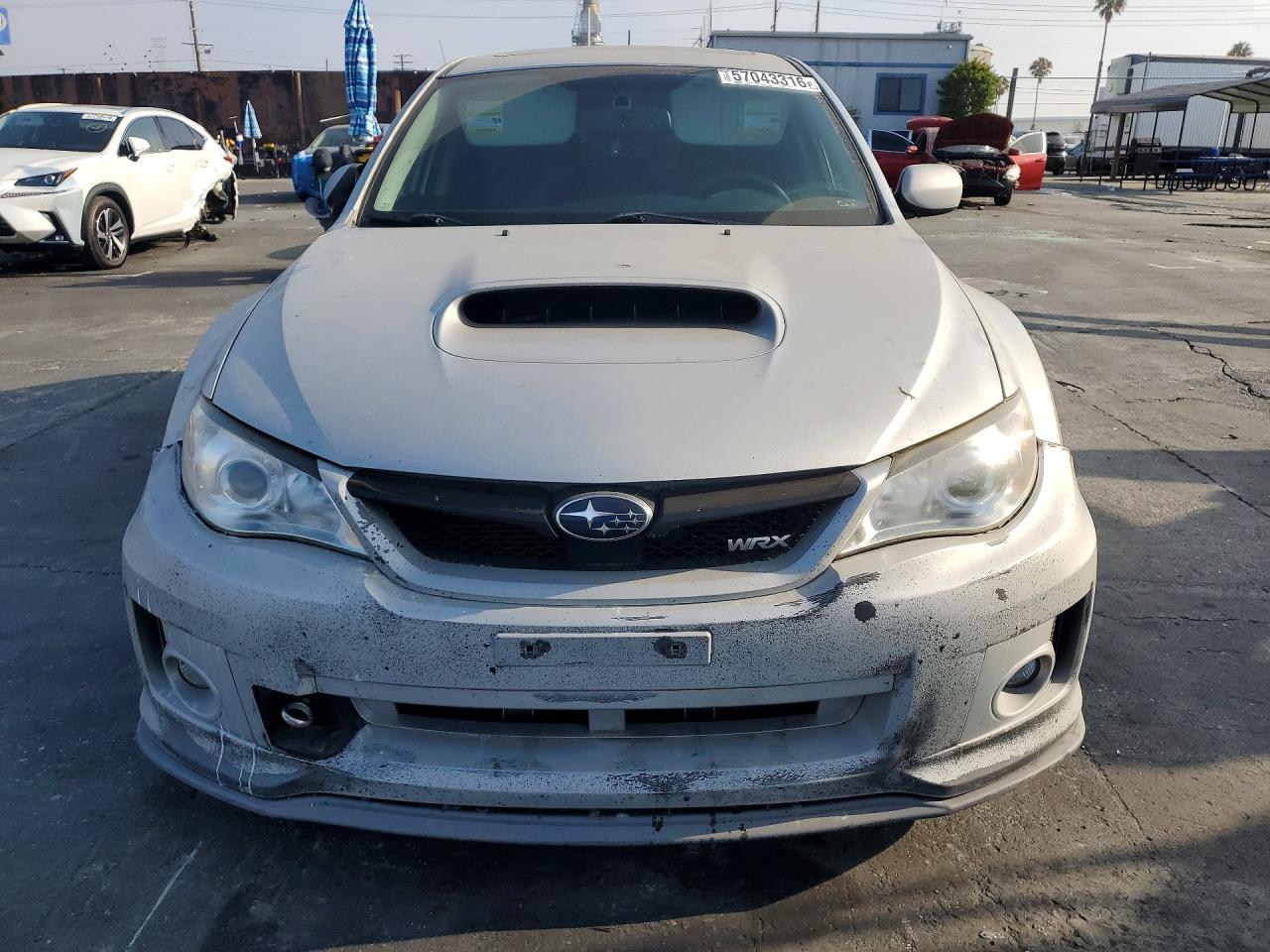 2014 Subaru Impreza Wrx Silver vin: JF1GR7E67EG229385