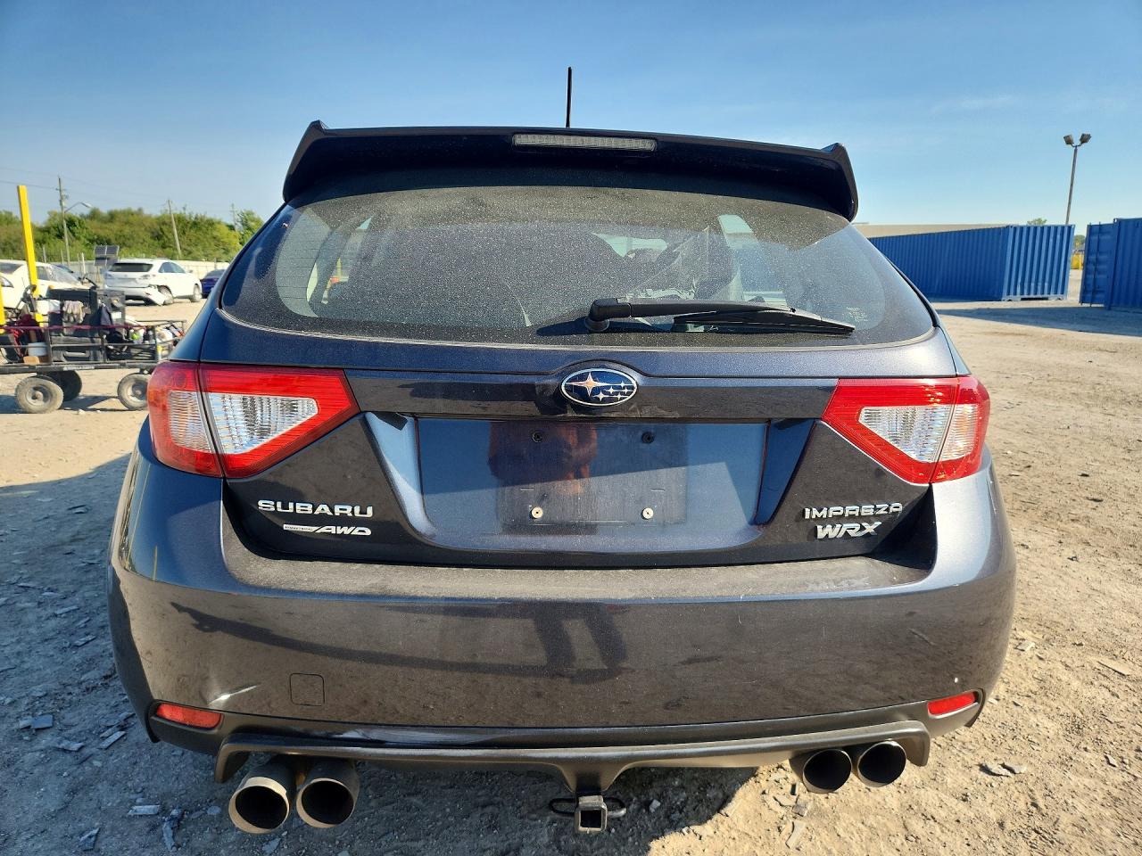 2014 Subaru Impreza Wrx Gray vin: JF1GR7E67EG254576