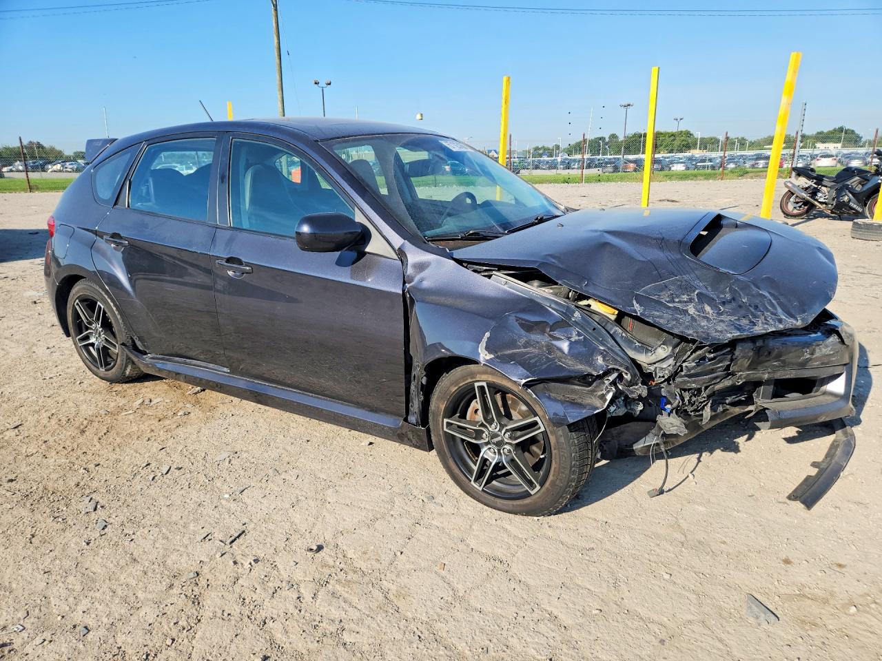 2014 Subaru Impreza Wrx Gray vin: JF1GR7E67EG254576