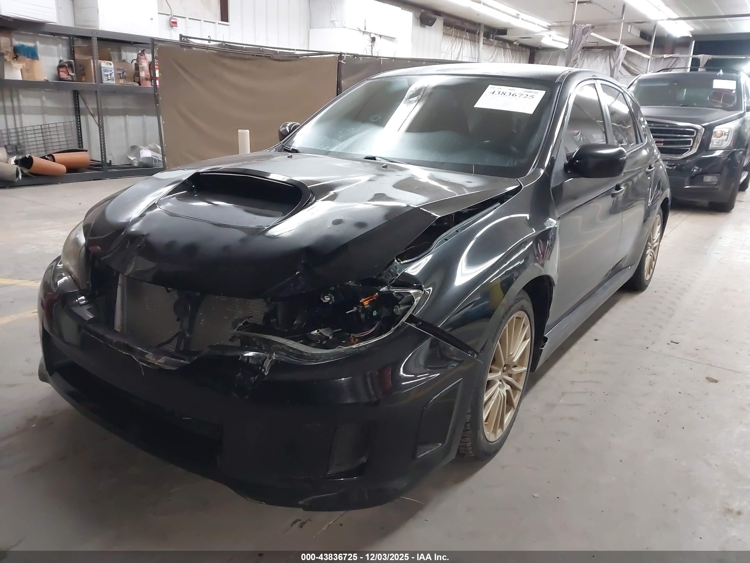 2014 Subaru Impreza Wrx   Black vin: JF1GR7E67EG257347