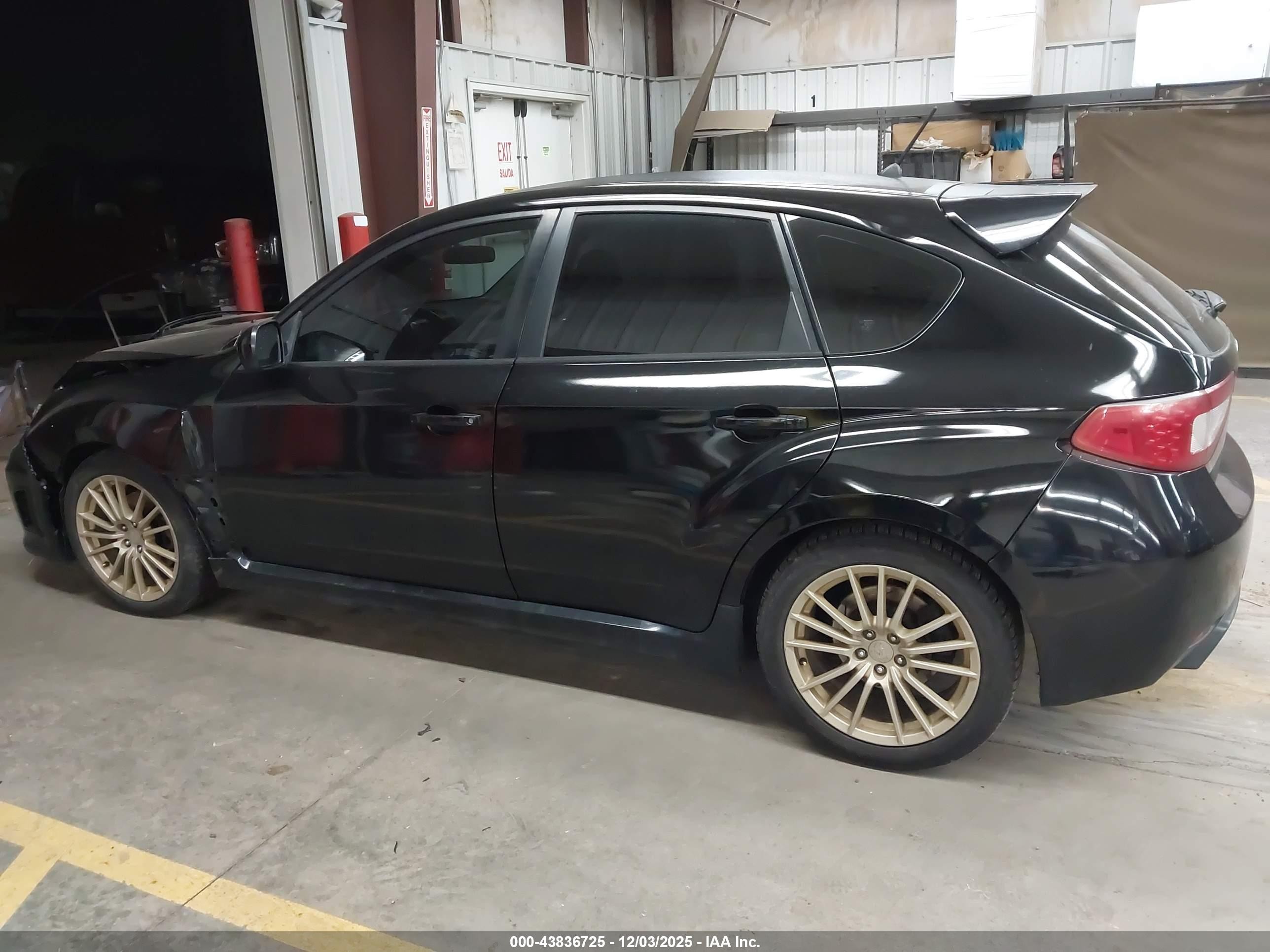 2014 Subaru Impreza Wrx   Black vin: JF1GR7E67EG257347
