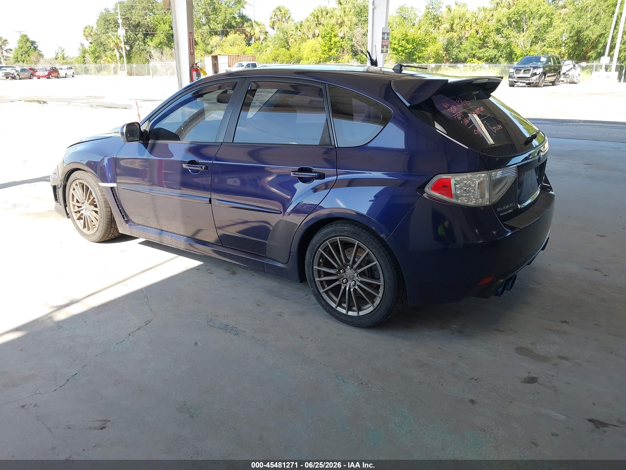 2014 Subaru Impreza Wrx Premium Dark Blue vin: JF1GR7E67EG260510