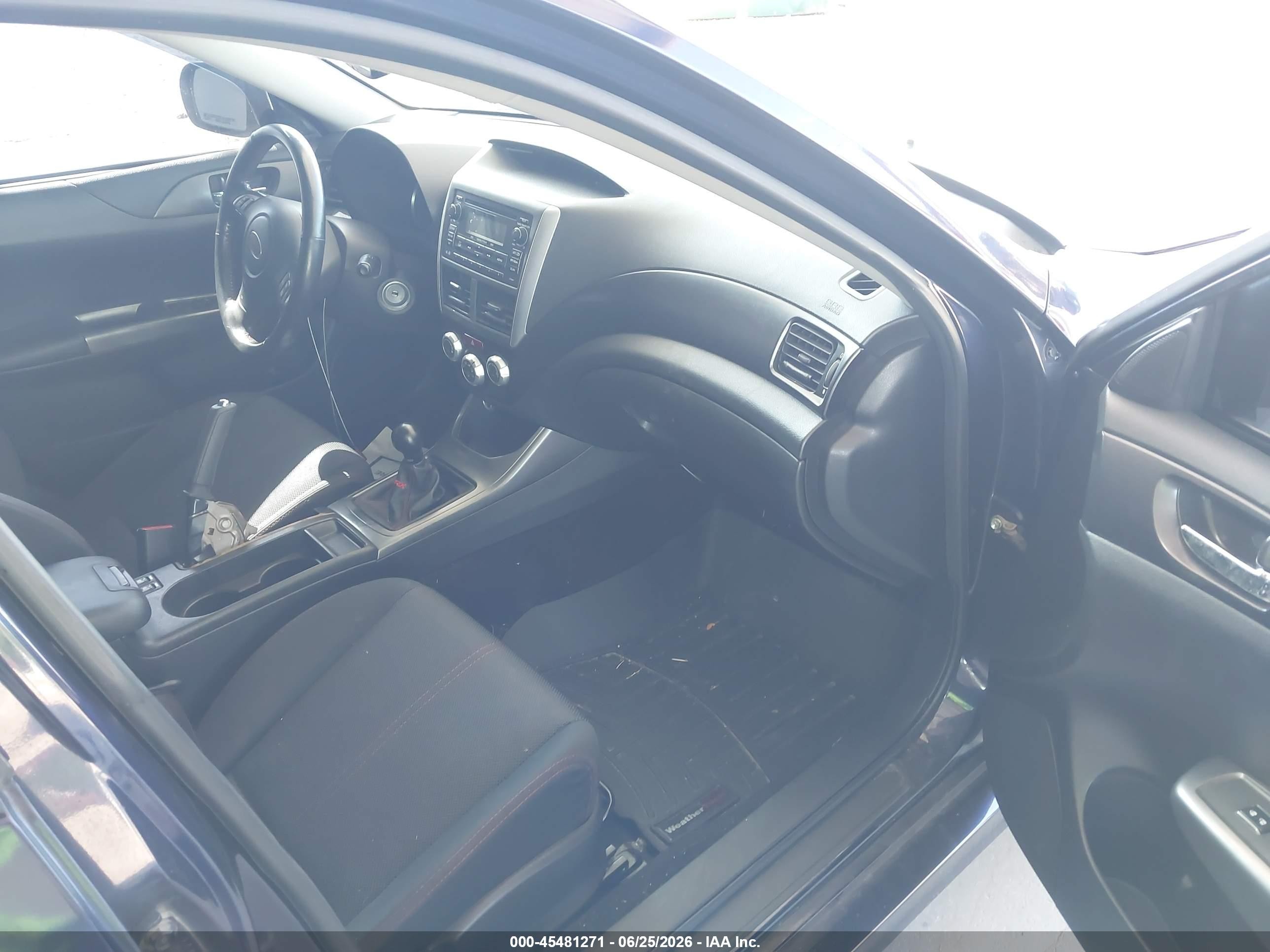 2014 Subaru Impreza Wrx Premium Dark Blue vin: JF1GR7E67EG260510