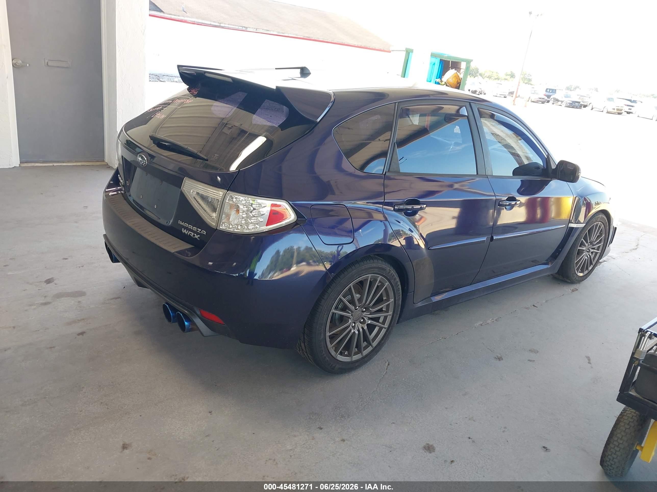2014 Subaru Impreza Wrx Premium Dark Blue vin: JF1GR7E67EG260510