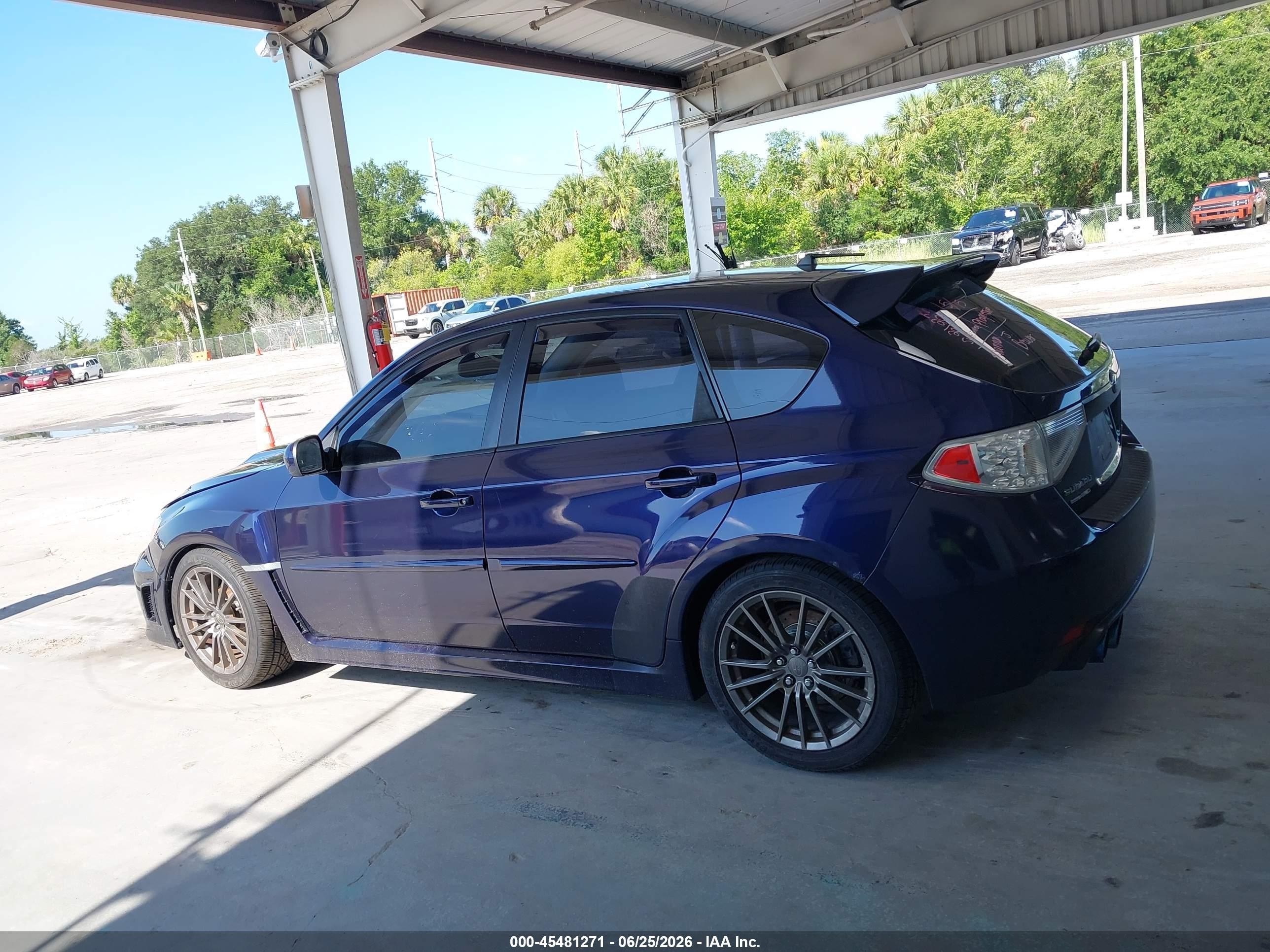 2014 Subaru Impreza Wrx Premium Dark Blue vin: JF1GR7E67EG260510