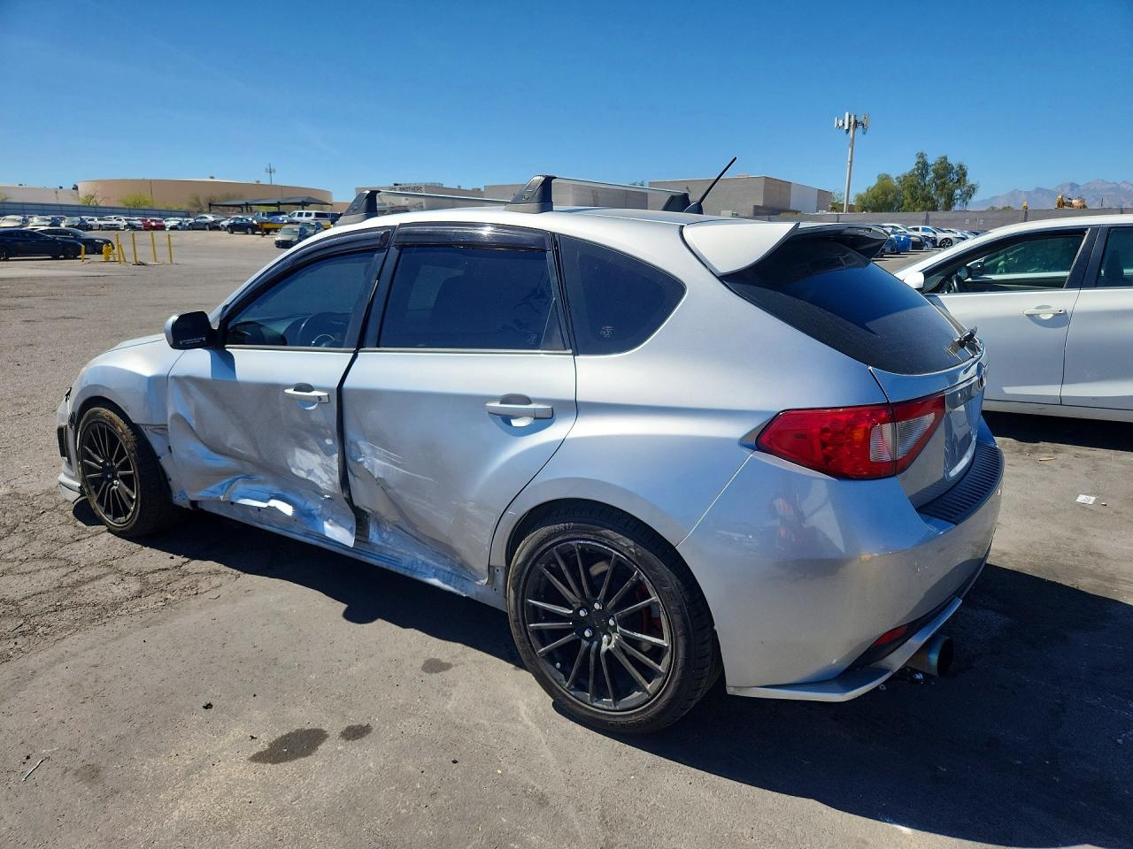 2013 Subaru Impreza Wrx Серебряный vin: JF1GR7E68DG206597