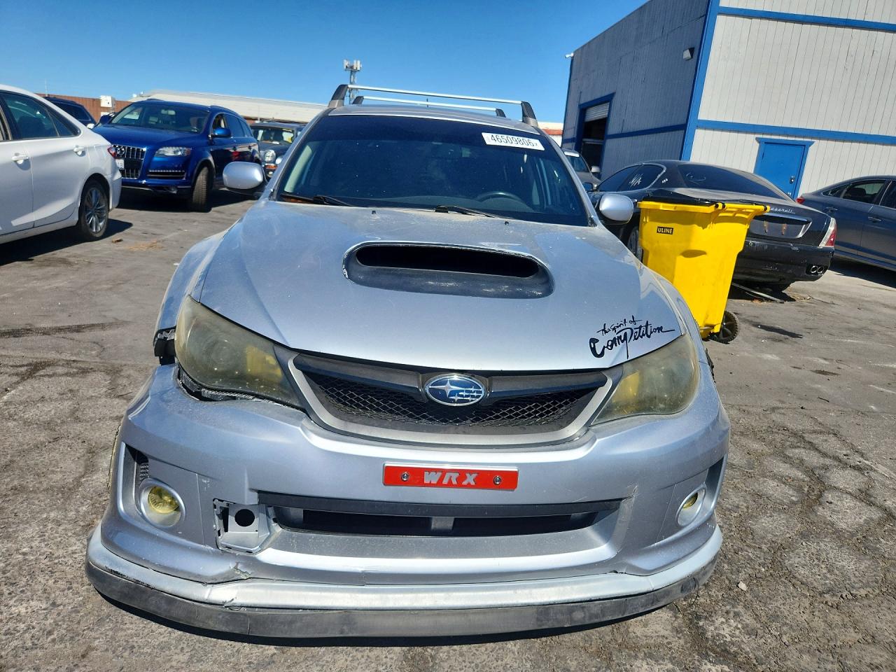 2013 Subaru Impreza Wrx Серебряный vin: JF1GR7E68DG206597