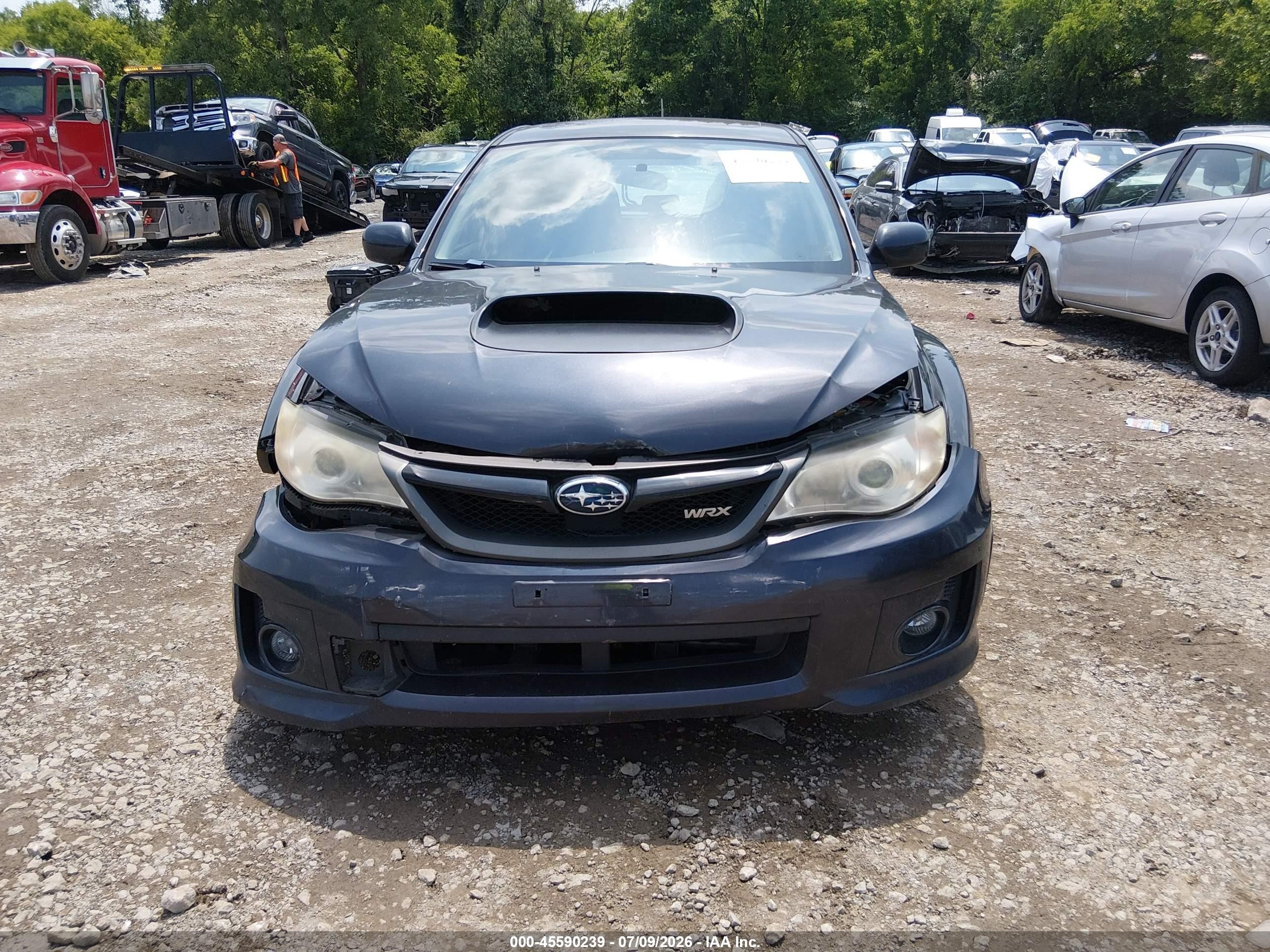 2013 Subaru Impreza Wrx Premium Gray vin: JF1GR7E68DG881978