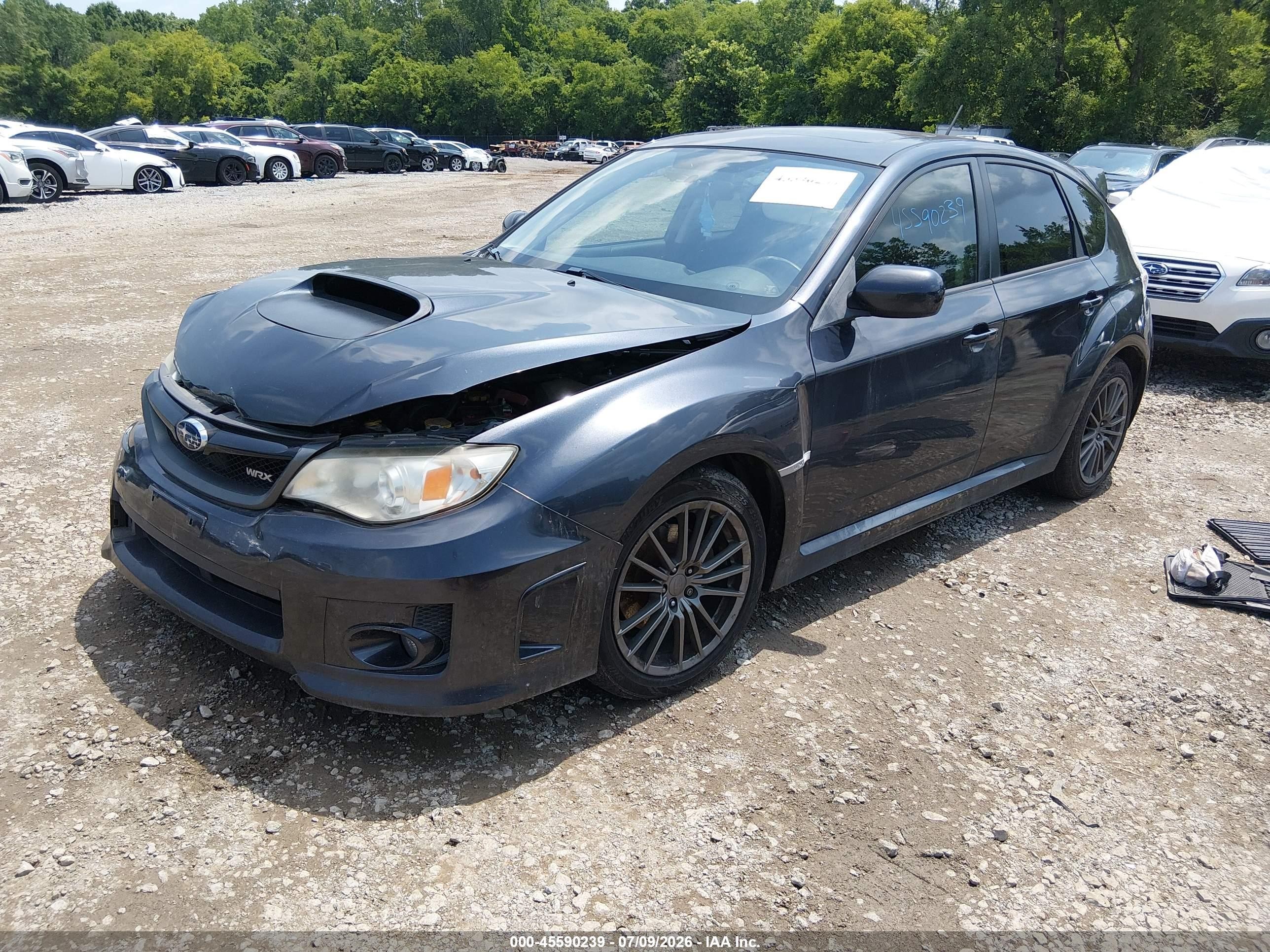 2013 Subaru Impreza Wrx Premium Gray vin: JF1GR7E68DG881978