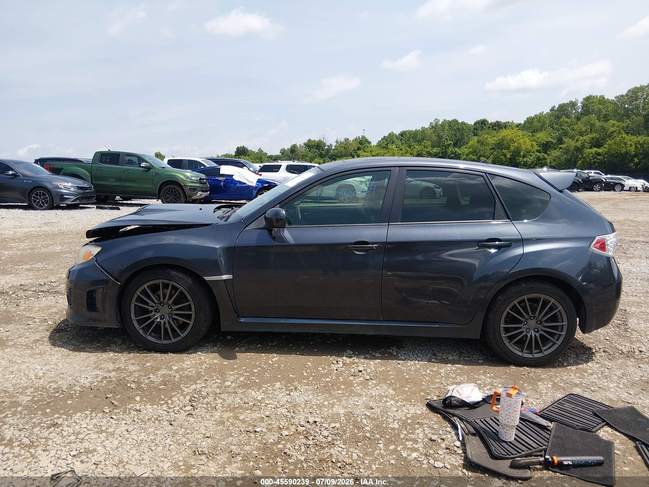 2013 Subaru Impreza Wrx Premium Gray vin: JF1GR7E68DG881978