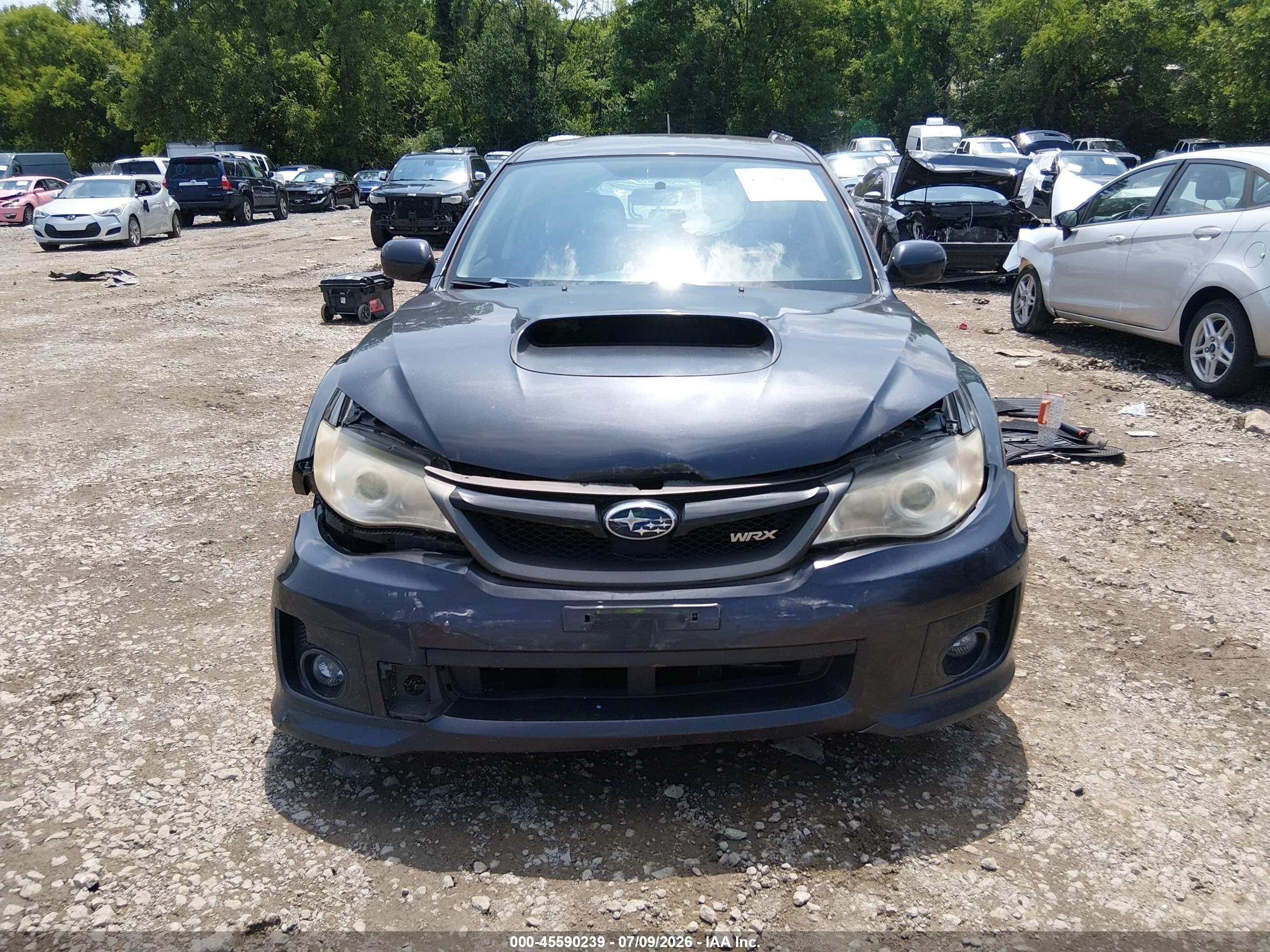 2013 Subaru Impreza Wrx Premium Gray vin: JF1GR7E68DG881978