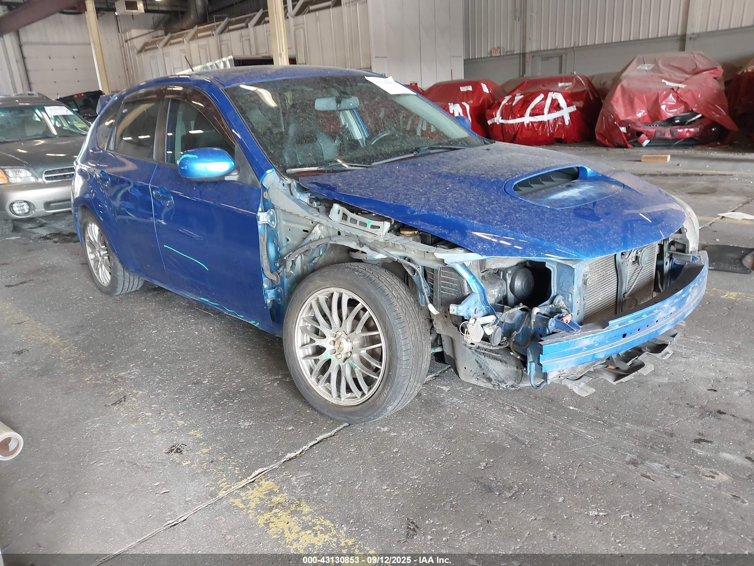 2014 Subaru Impreza Wrx Limited Blue vin: JF1GR7E68EG233123