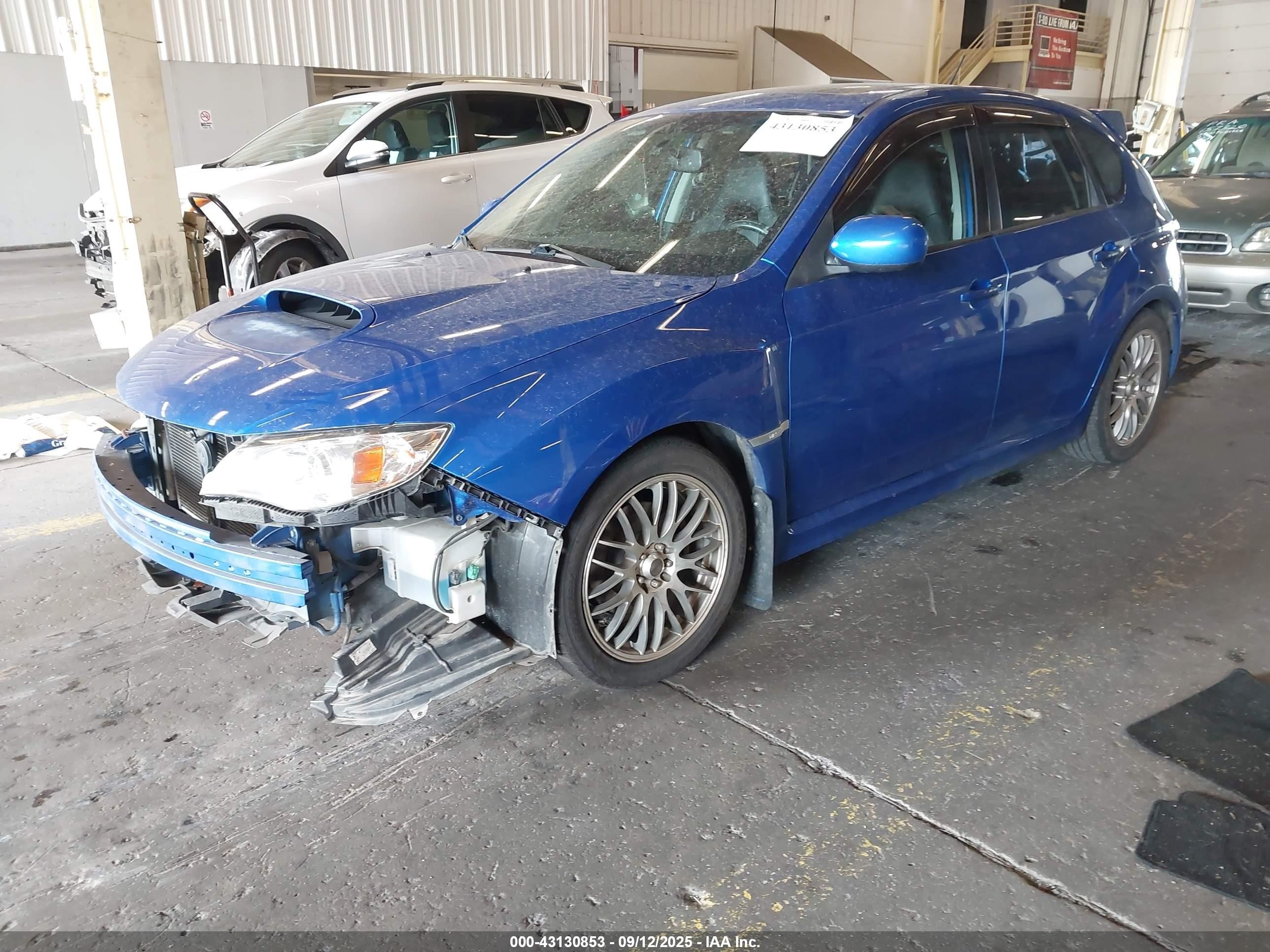 2014 Subaru Impreza Wrx Limited Синий vin: JF1GR7E68EG233123