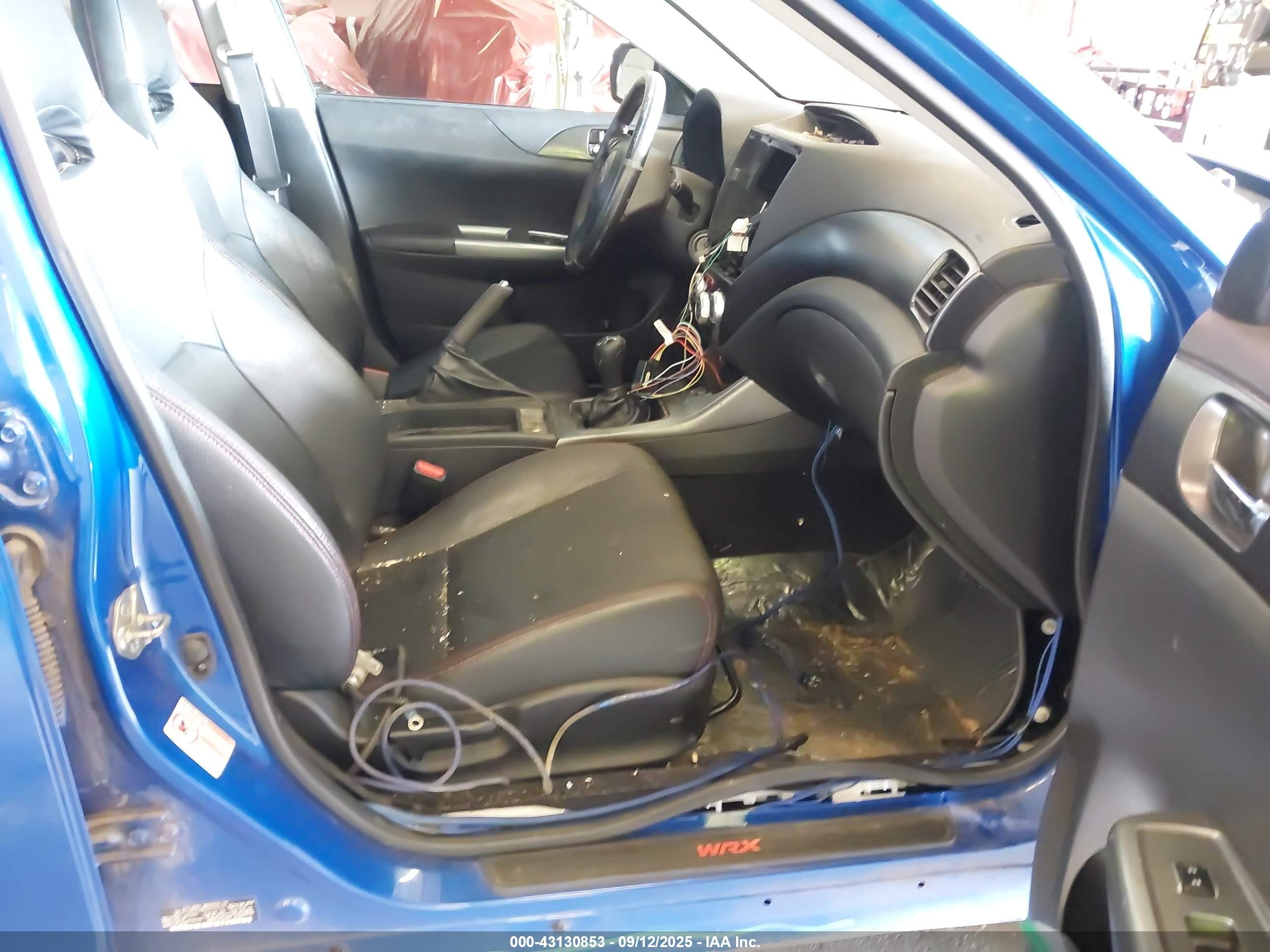 2014 Subaru Impreza Wrx Limited Синий vin: JF1GR7E68EG233123