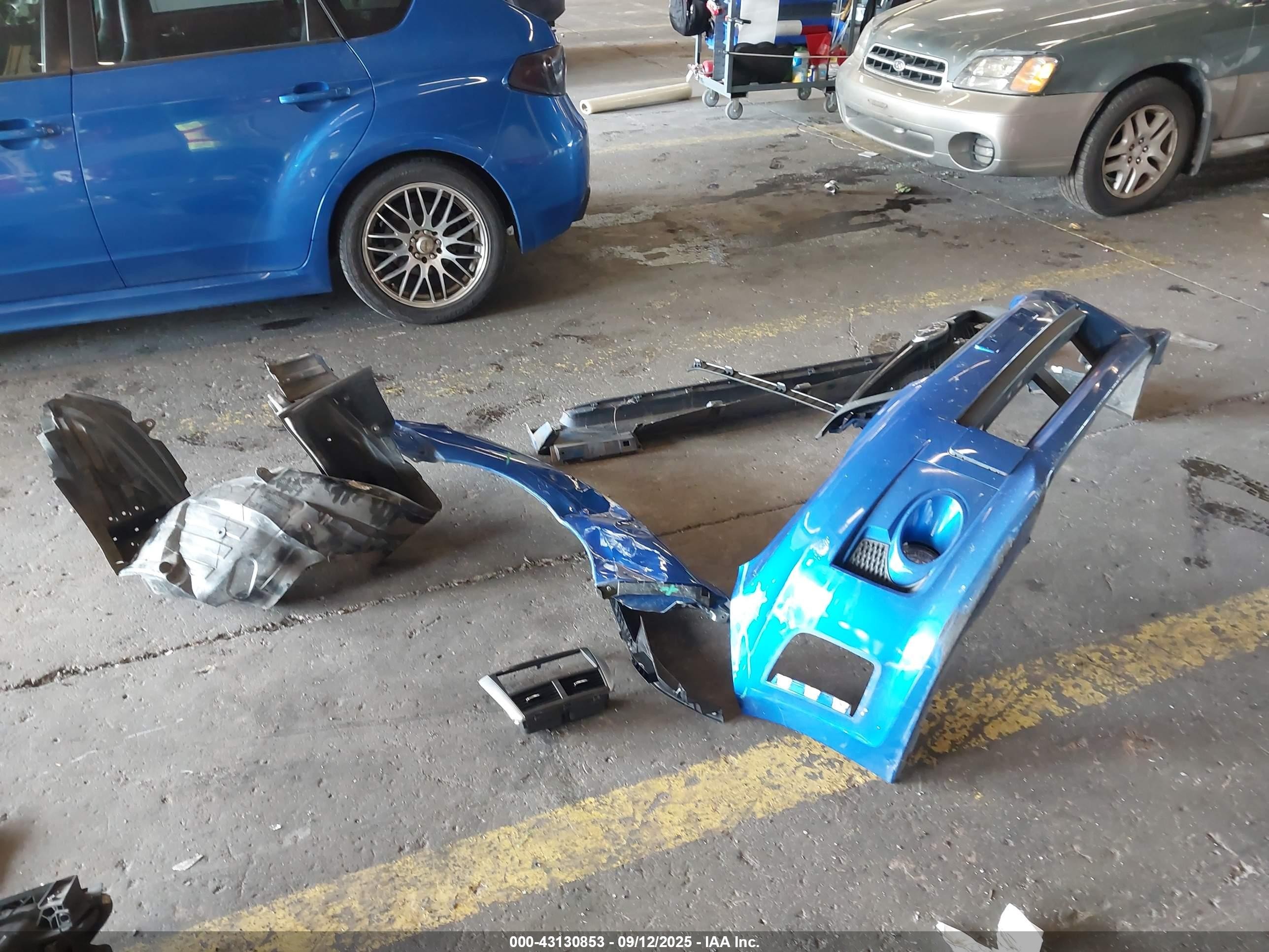 2014 Subaru Impreza Wrx Limited Синий vin: JF1GR7E68EG233123