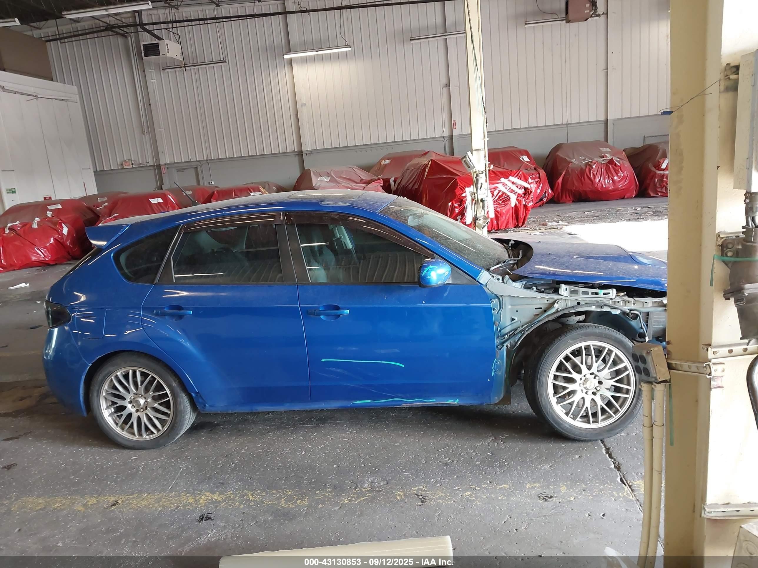 2014 Subaru Impreza Wrx Limited Синий vin: JF1GR7E68EG233123