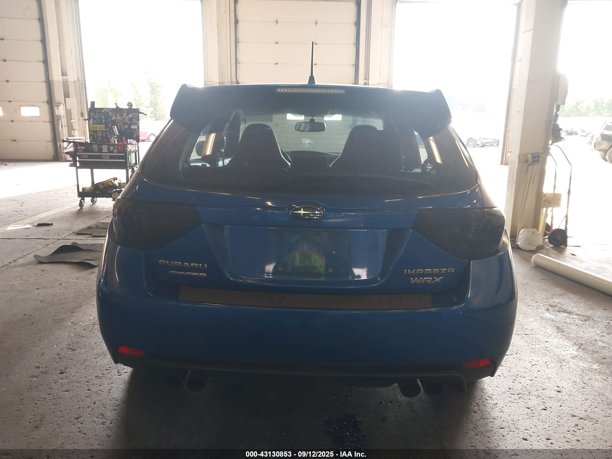 2014 Subaru Impreza Wrx Limited Синий vin: JF1GR7E68EG233123