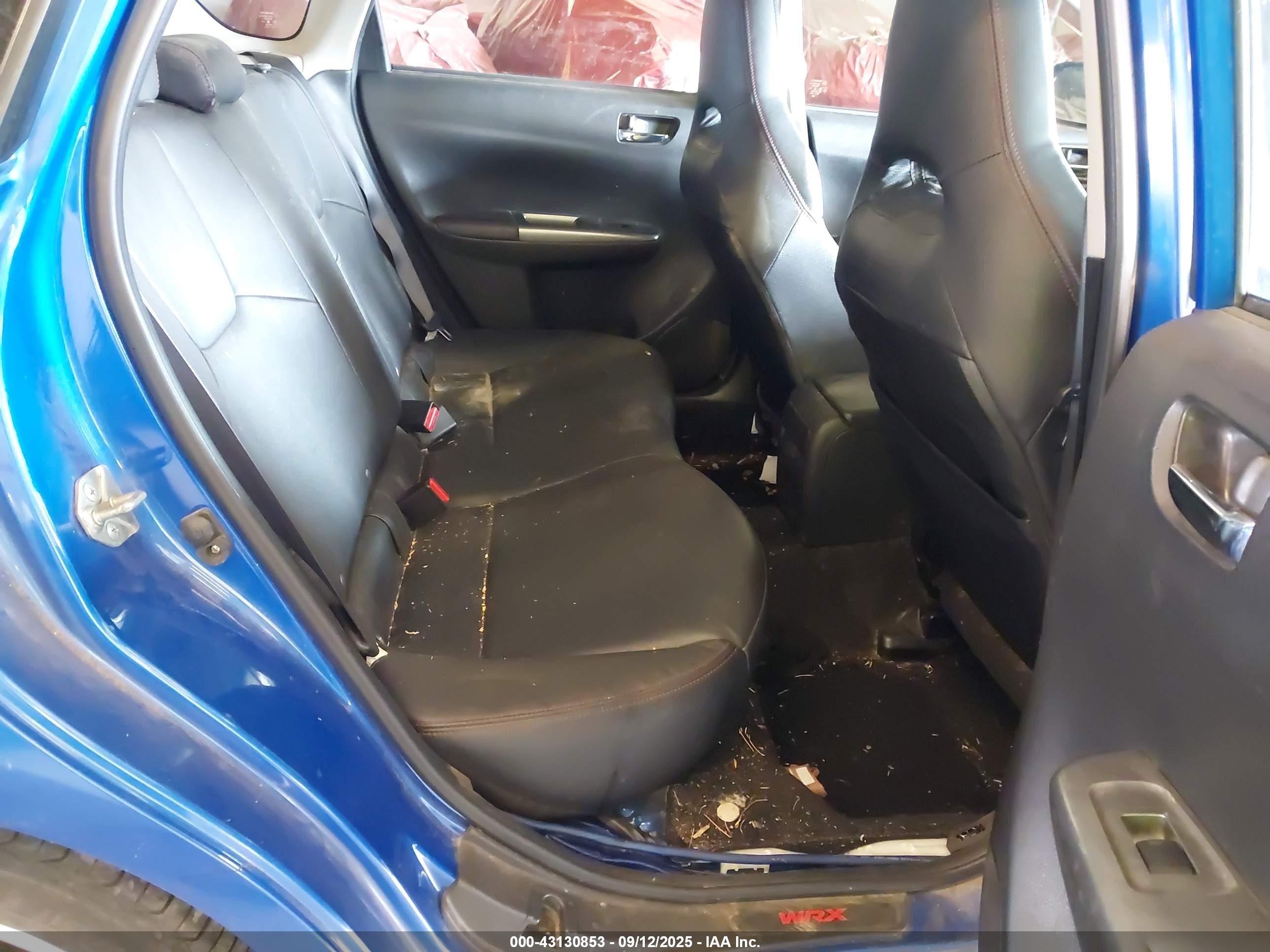 2014 Subaru Impreza Wrx Limited Синий vin: JF1GR7E68EG233123
