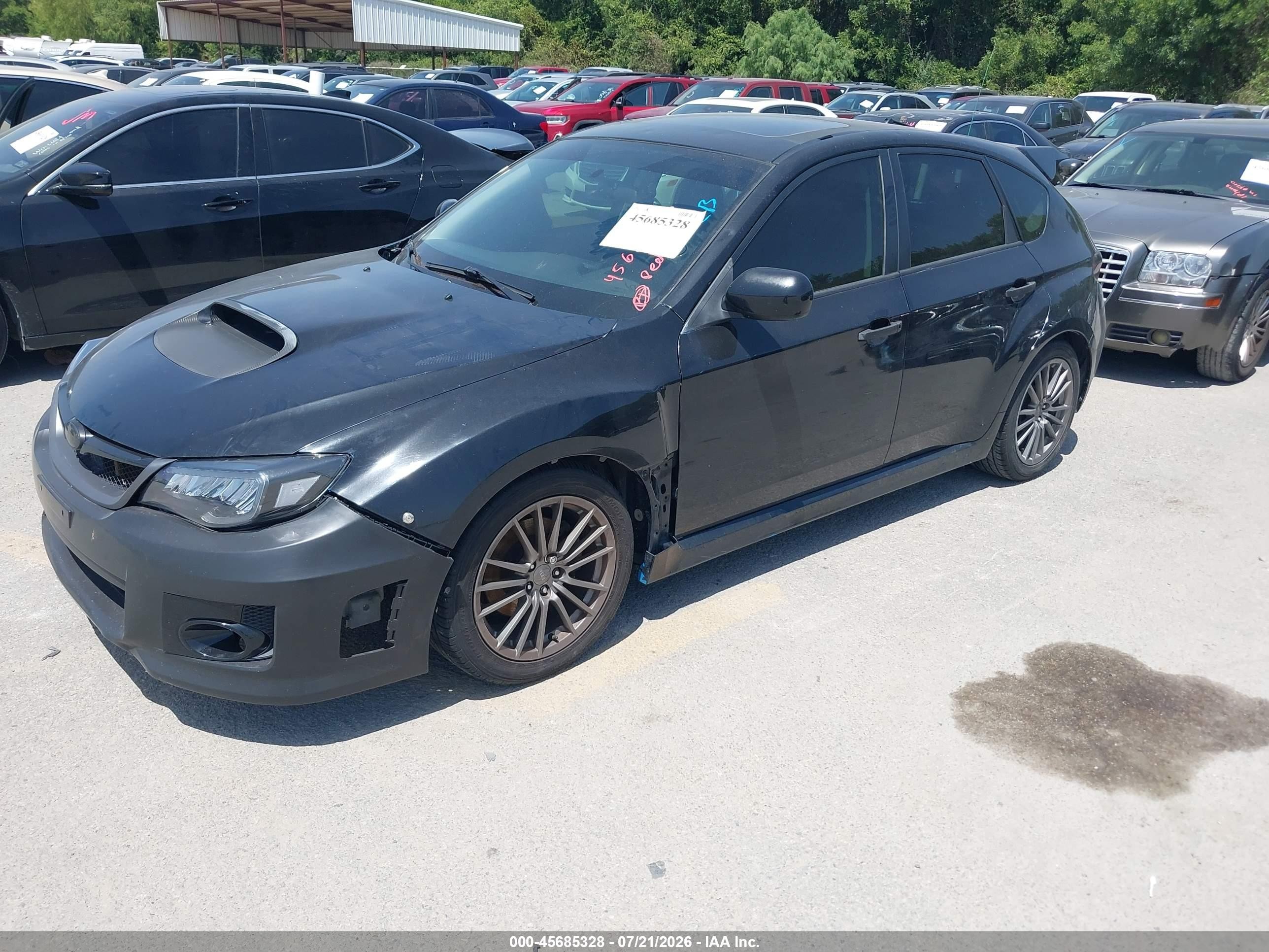2014 Subaru Impreza Wrx Premium Черный vin: JF1GR7E68EG243506