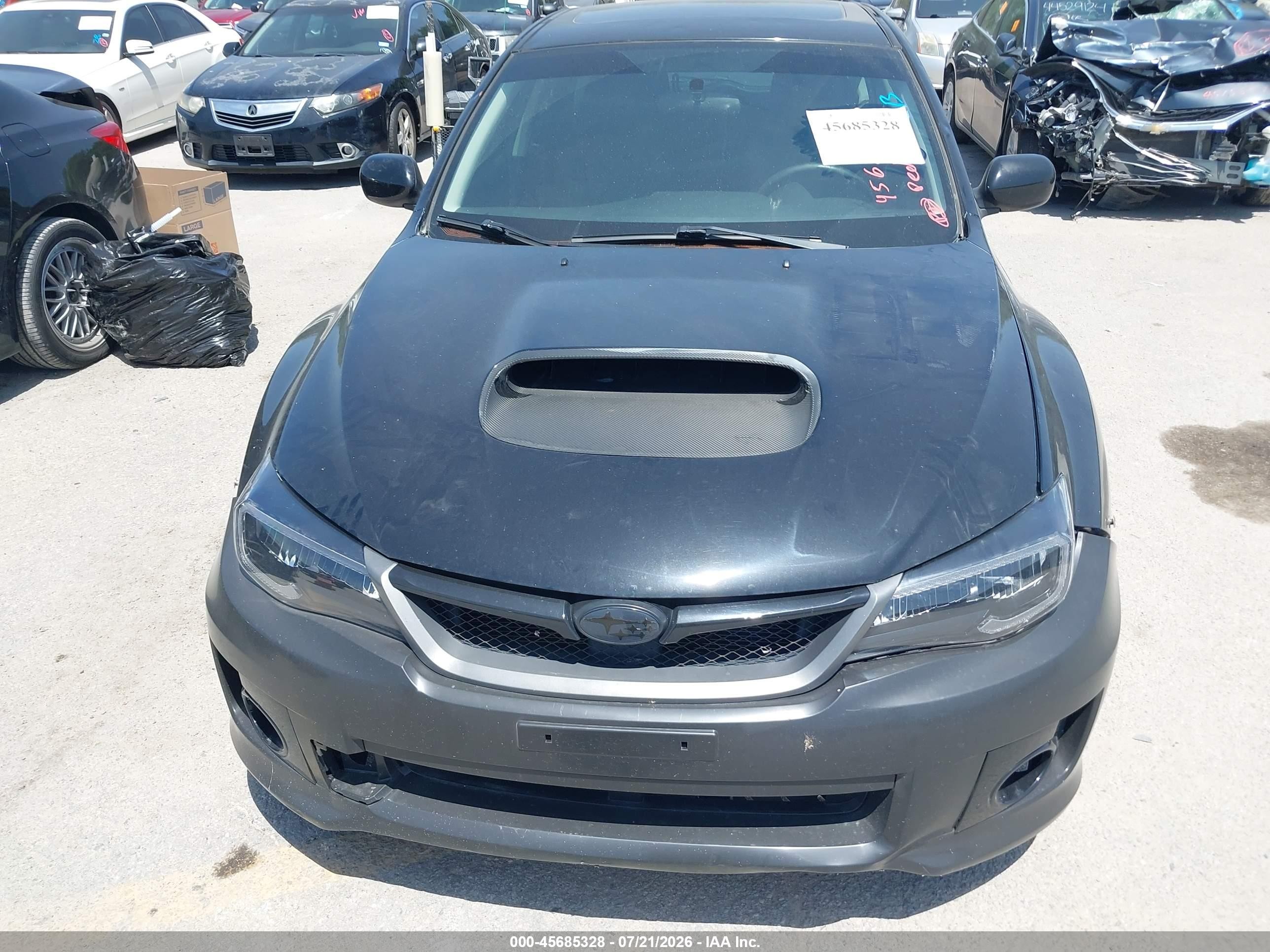 2014 Subaru Impreza Wrx Premium Черный vin: JF1GR7E68EG243506
