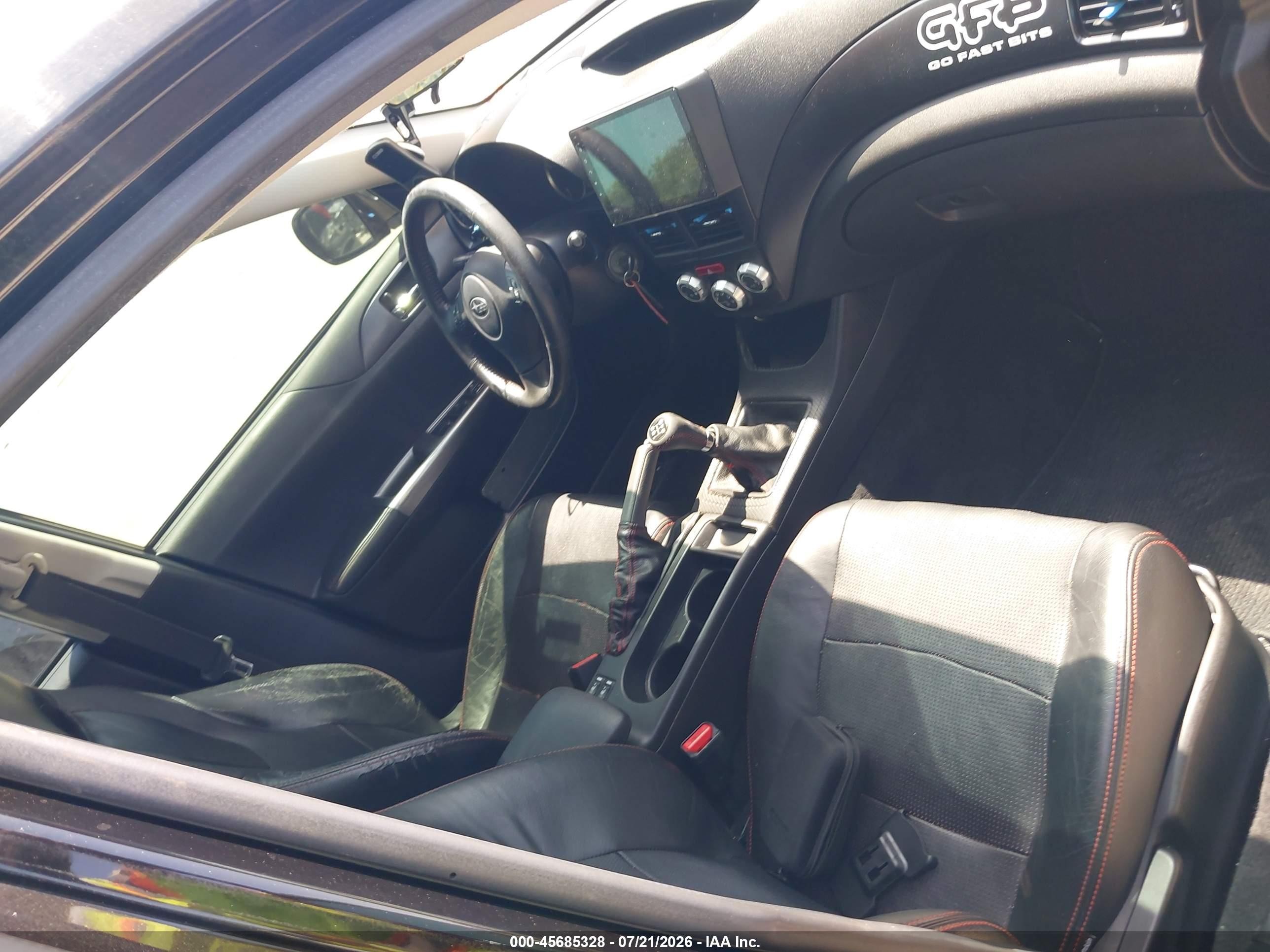 2014 Subaru Impreza Wrx Premium Черный vin: JF1GR7E68EG243506