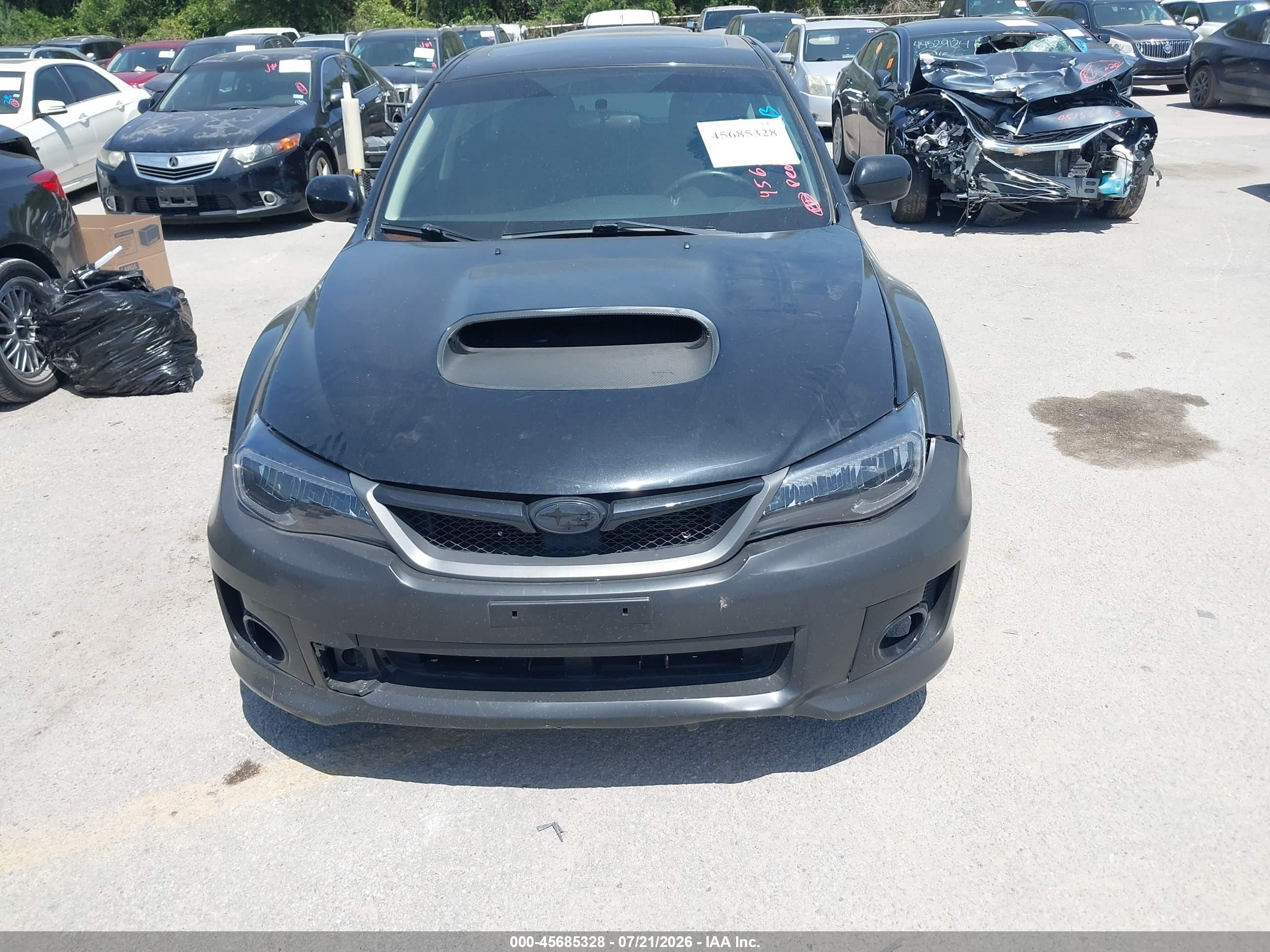 2014 Subaru Impreza Wrx Premium Черный vin: JF1GR7E68EG243506