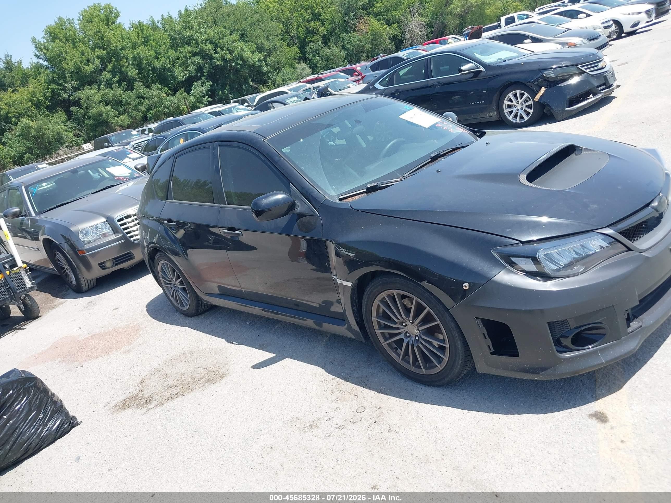 2014 Subaru Impreza Wrx Premium Черный vin: JF1GR7E68EG243506