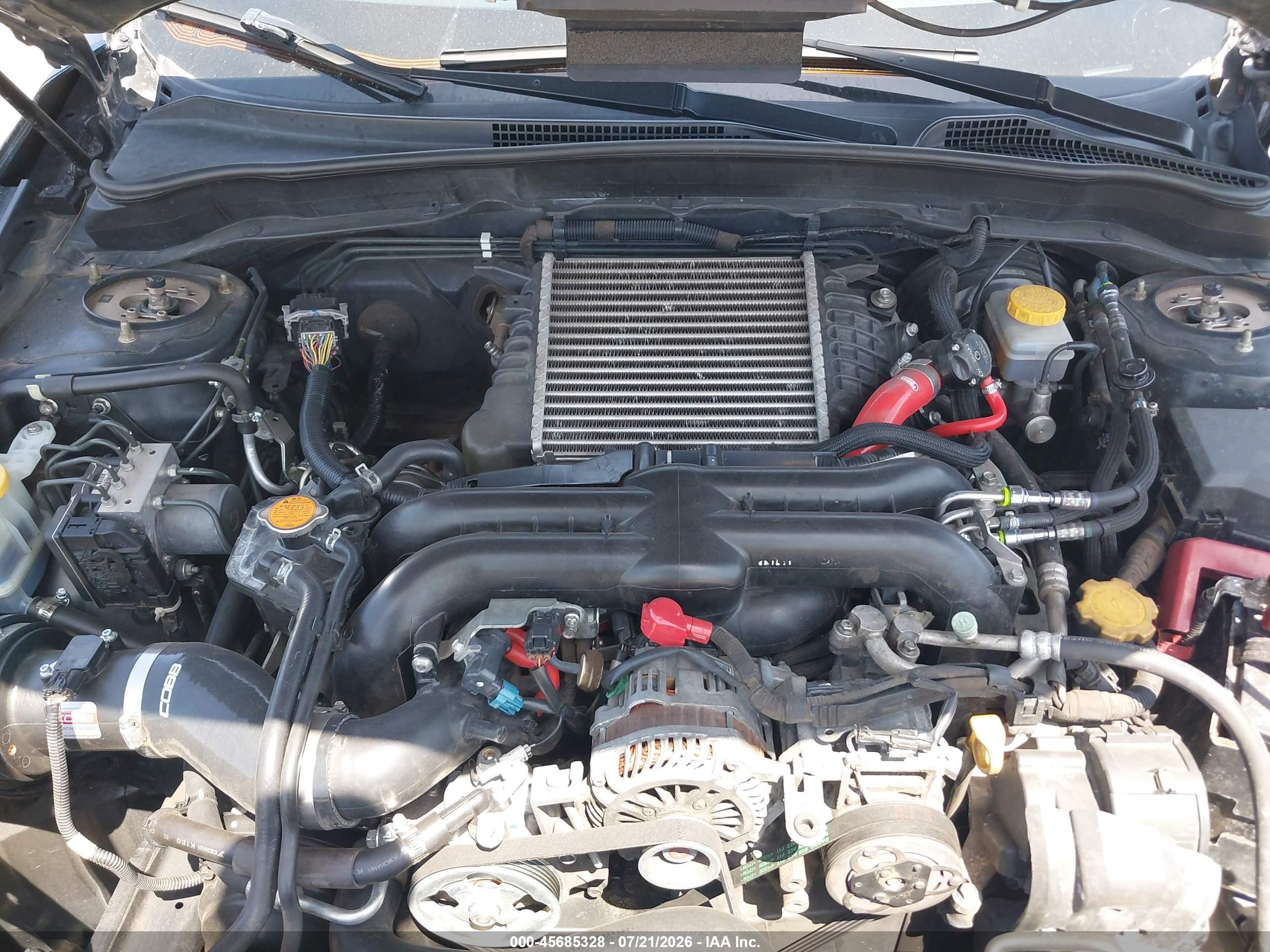 2014 Subaru Impreza Wrx Premium Черный vin: JF1GR7E68EG243506
