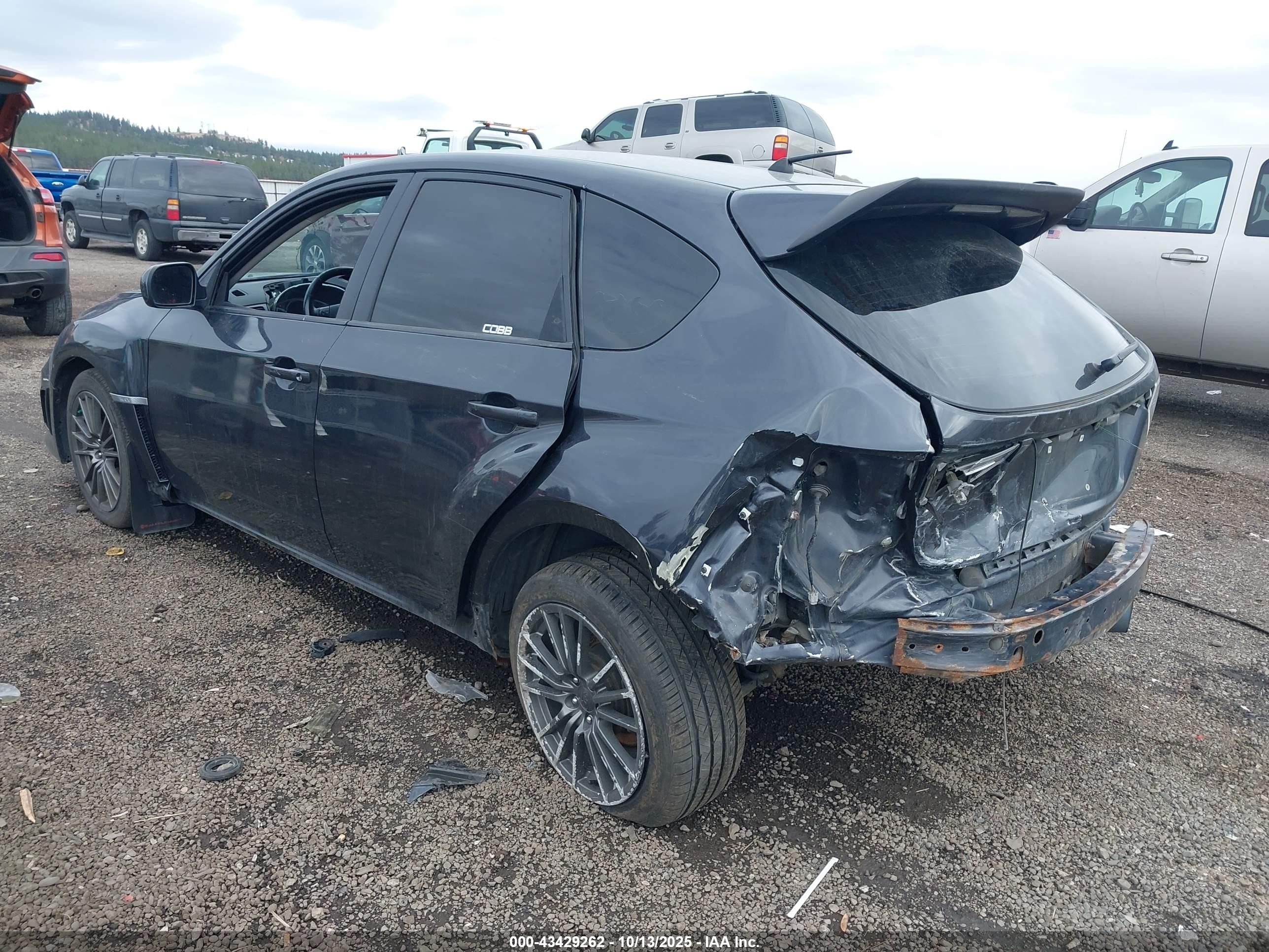 2014 Subaru Impreza Wrx   Gray vin: JF1GR7E68EG249306
