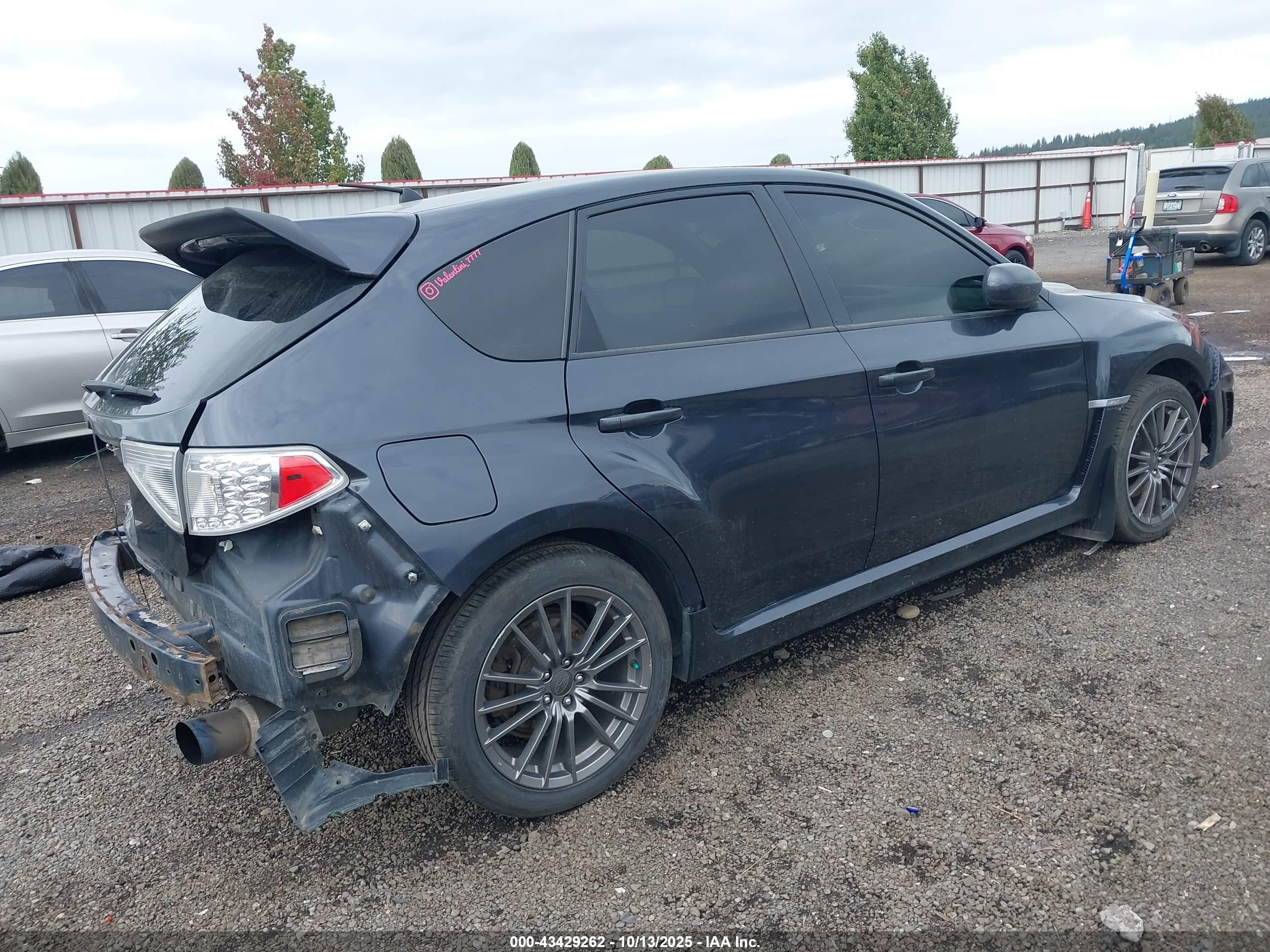 2014 Subaru Impreza Wrx   Gray vin: JF1GR7E68EG249306