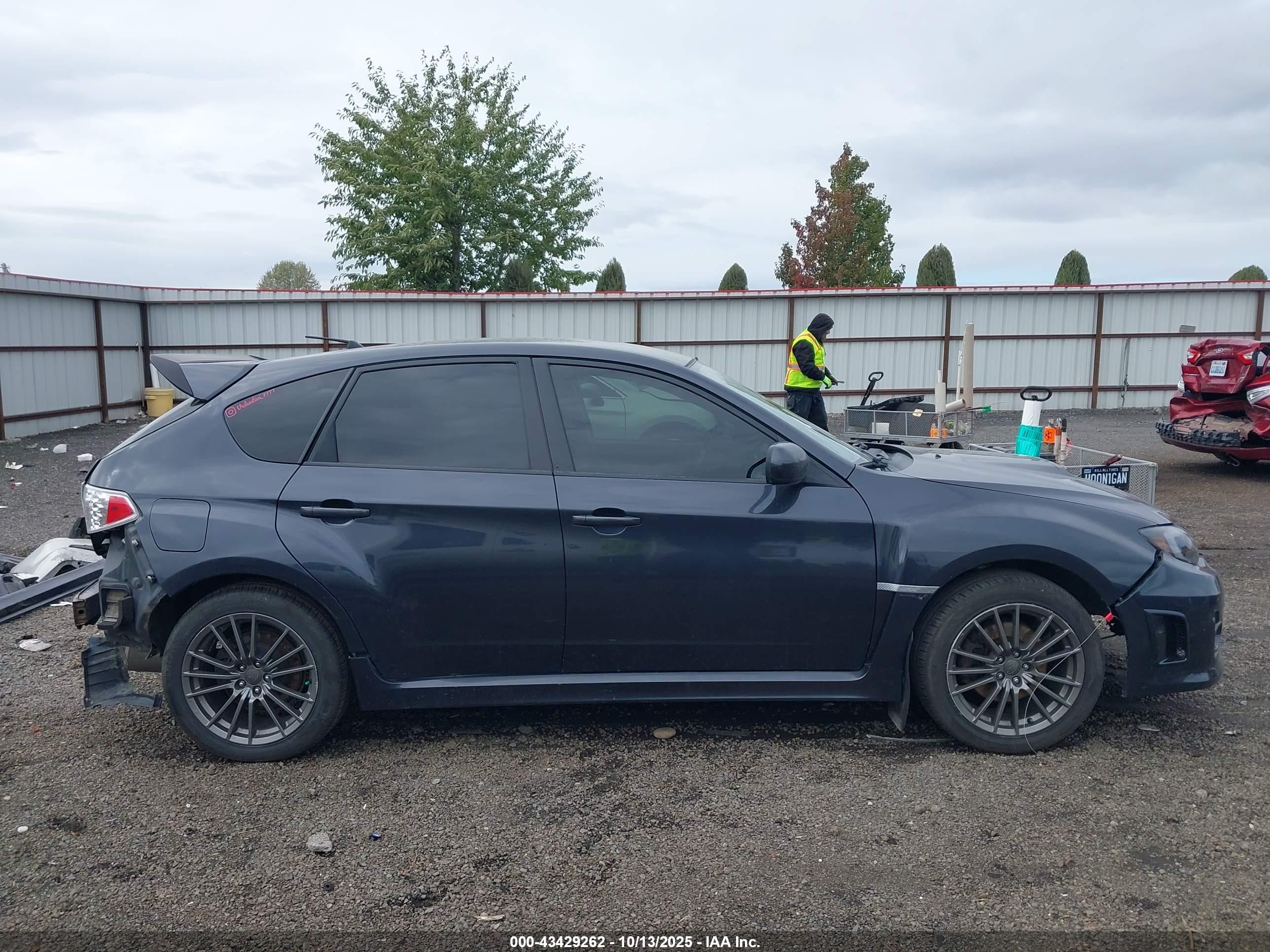 2014 Subaru Impreza Wrx   Gray vin: JF1GR7E68EG249306