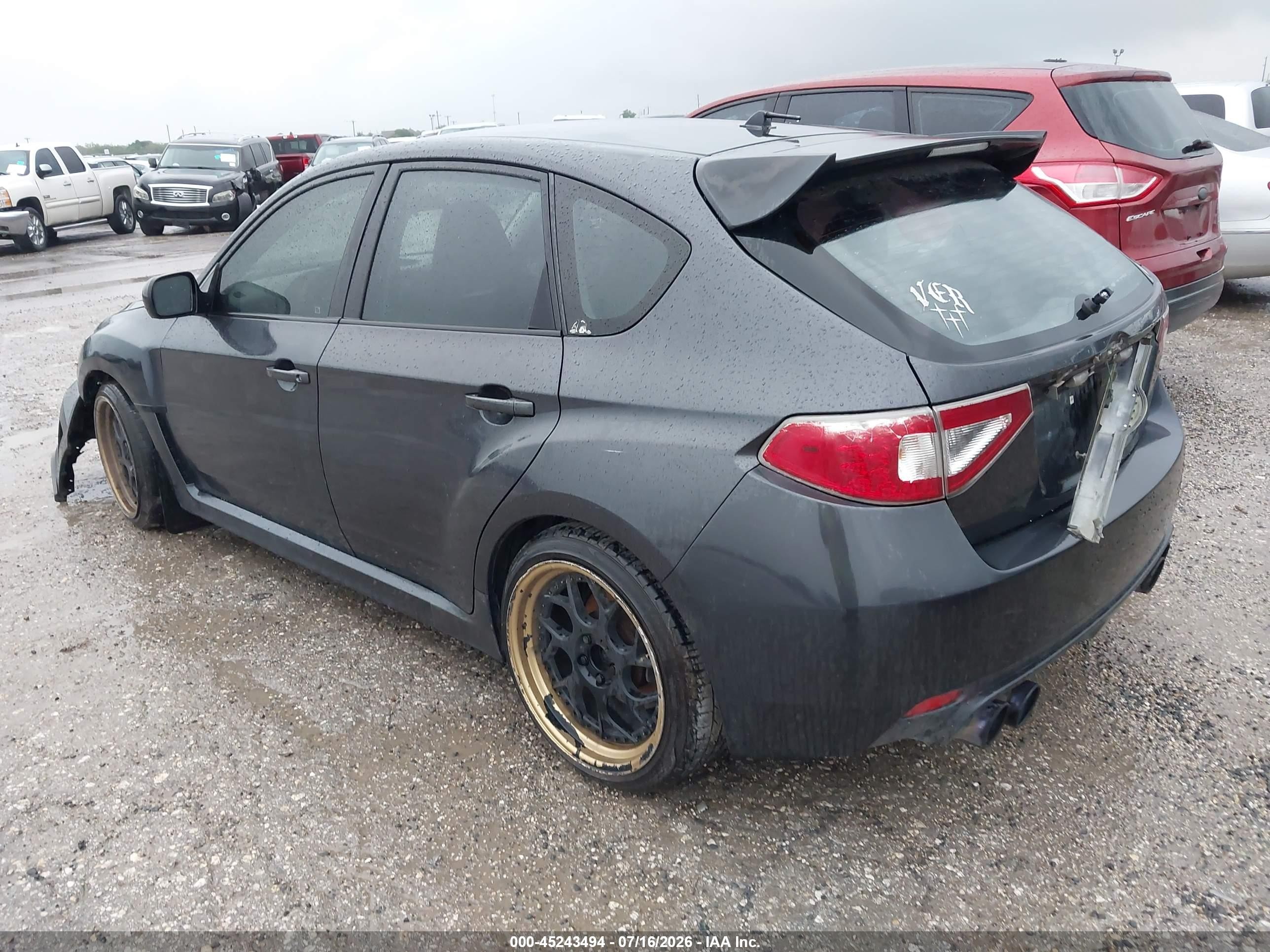 2014 Subaru Impreza Wrx   Серый vin: JF1GR7E68EG256210