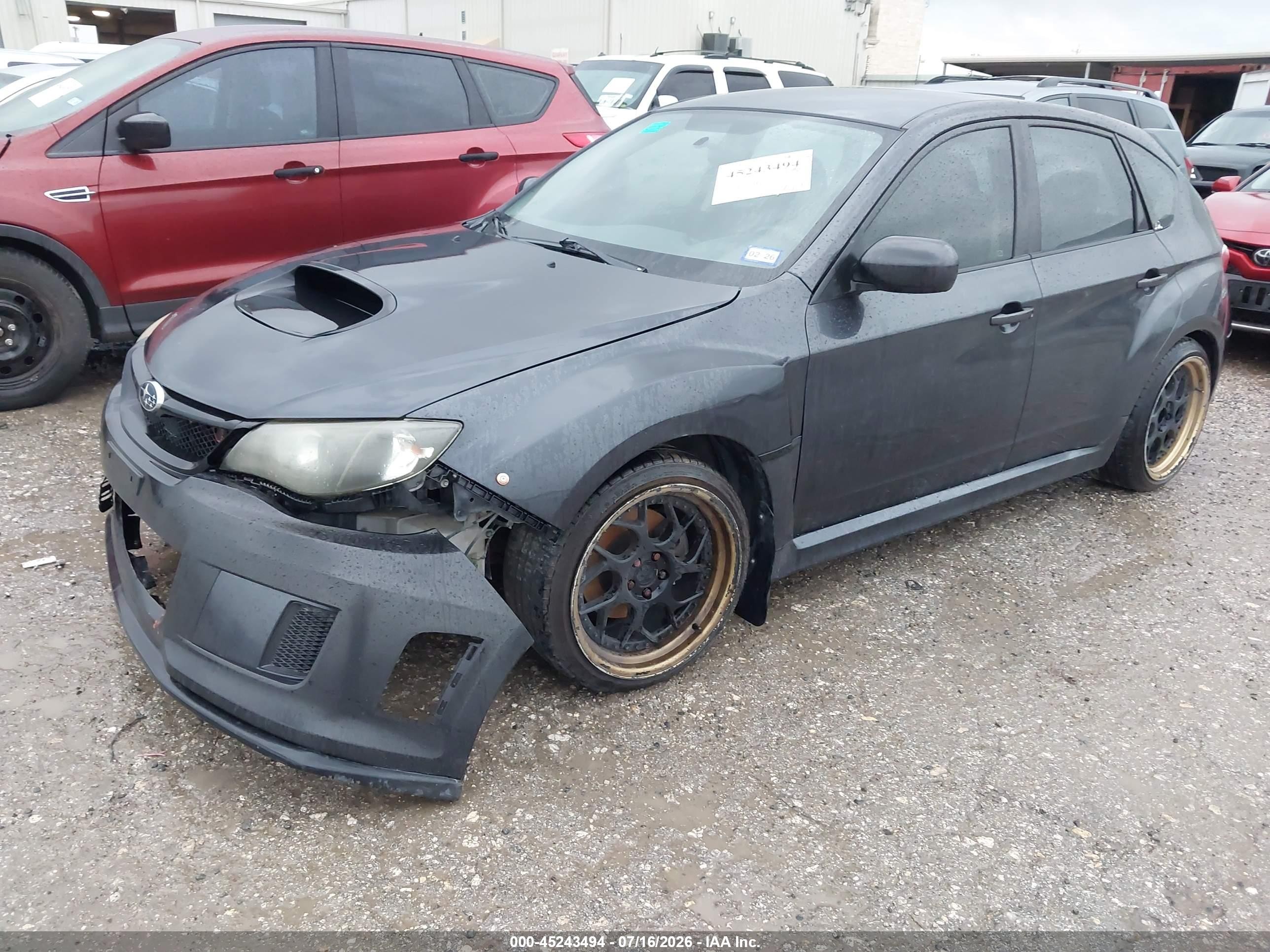 2014 Subaru Impreza Wrx   Серый vin: JF1GR7E68EG256210