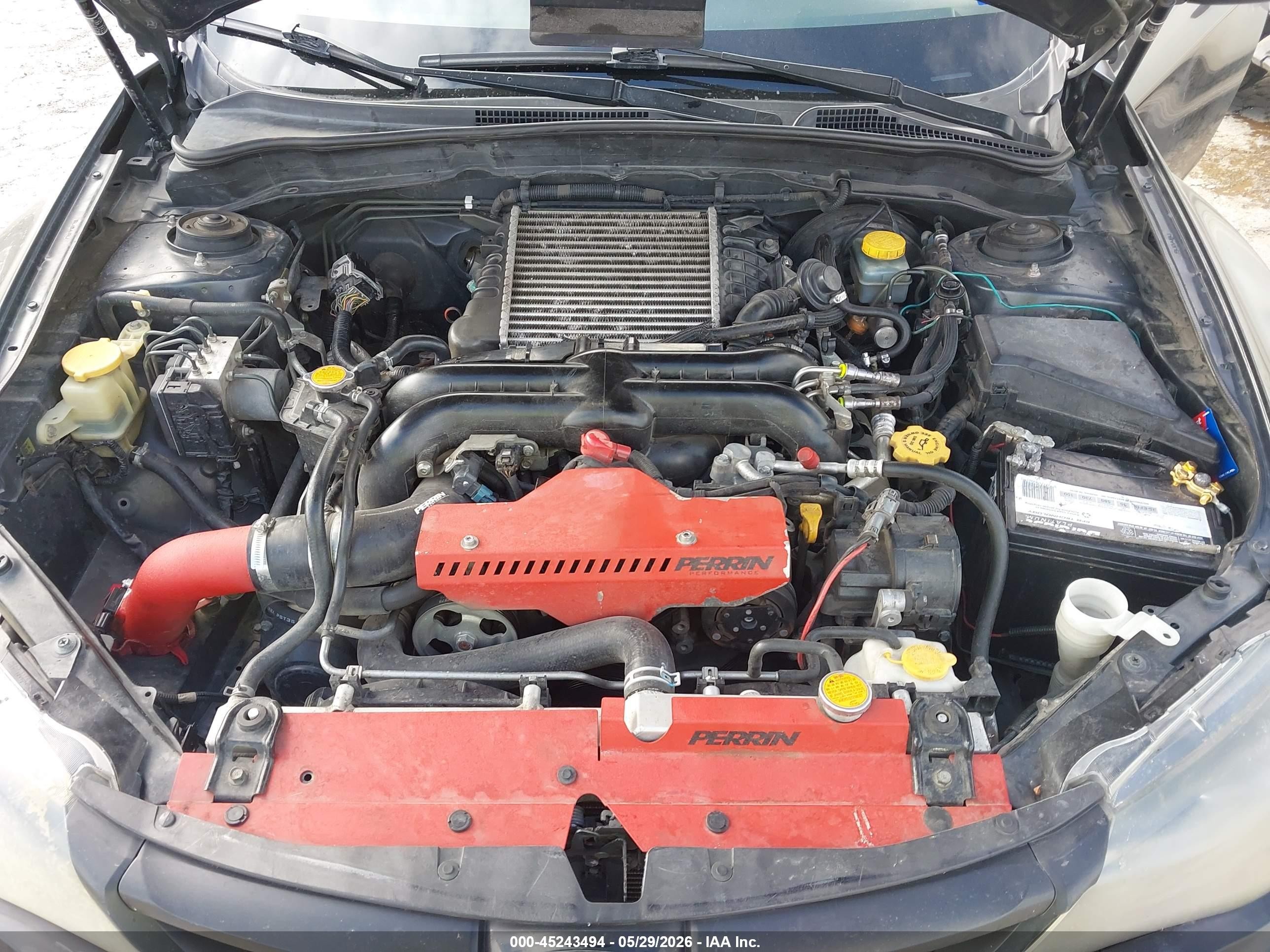2014 Subaru Impreza Wrx   Серый vin: JF1GR7E68EG256210